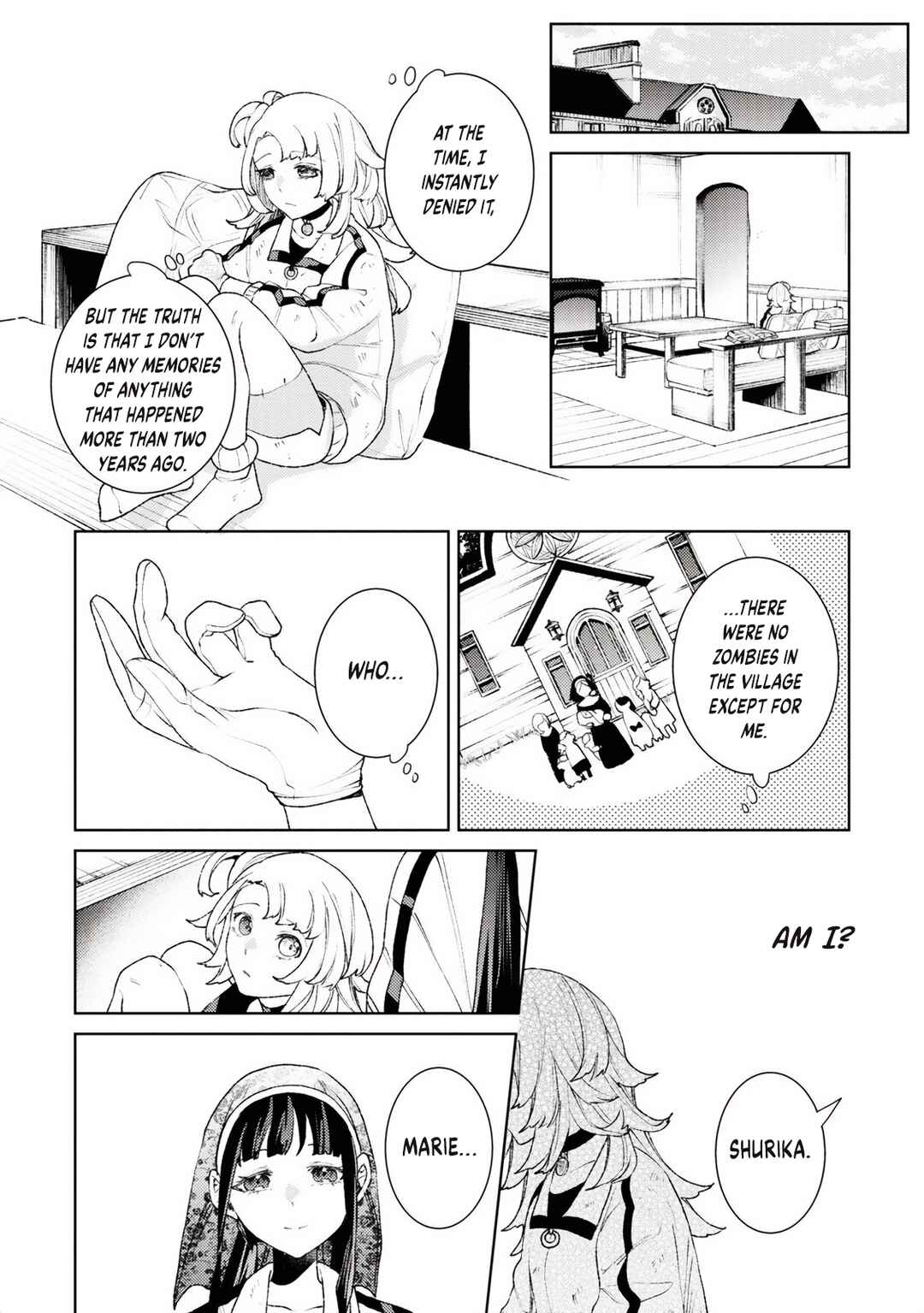 Page 14 Chapter 5 Shikabane Shoujo to Ai ga Omoi Sei-kishi no Toubatsu Gakuen Life