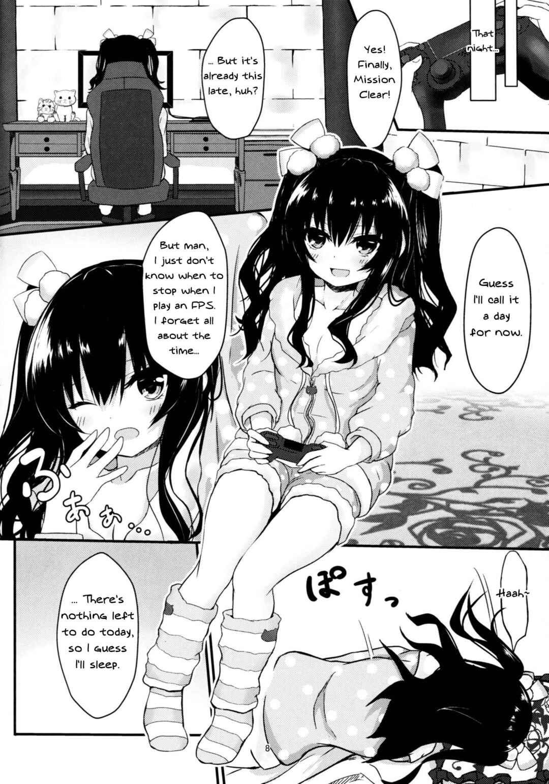 Page 8 Chapter Unknown_f578 Hyperdimension Neptunia - Uni-chan wa Onanie ga Yamerarenai (Doujinshi)