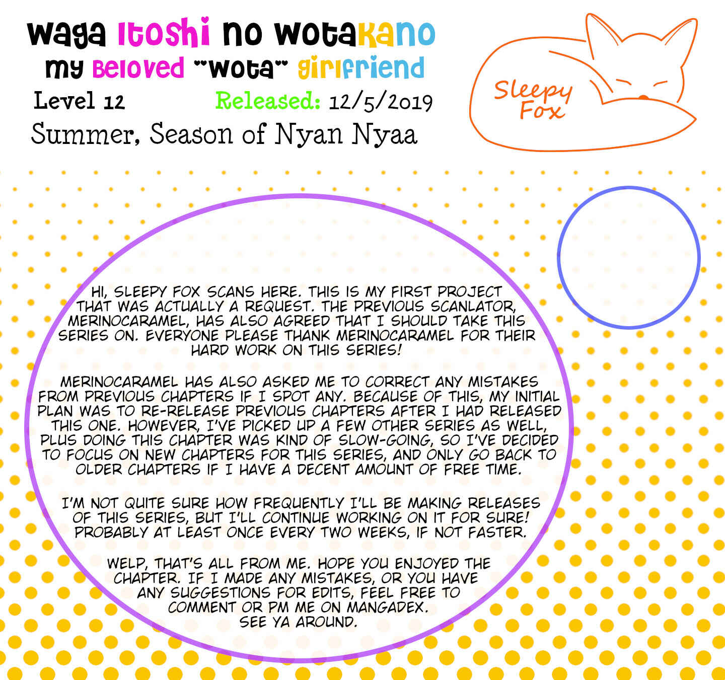 Page 36 Chapter 12 Waga Itoshi no Wota Kanojo