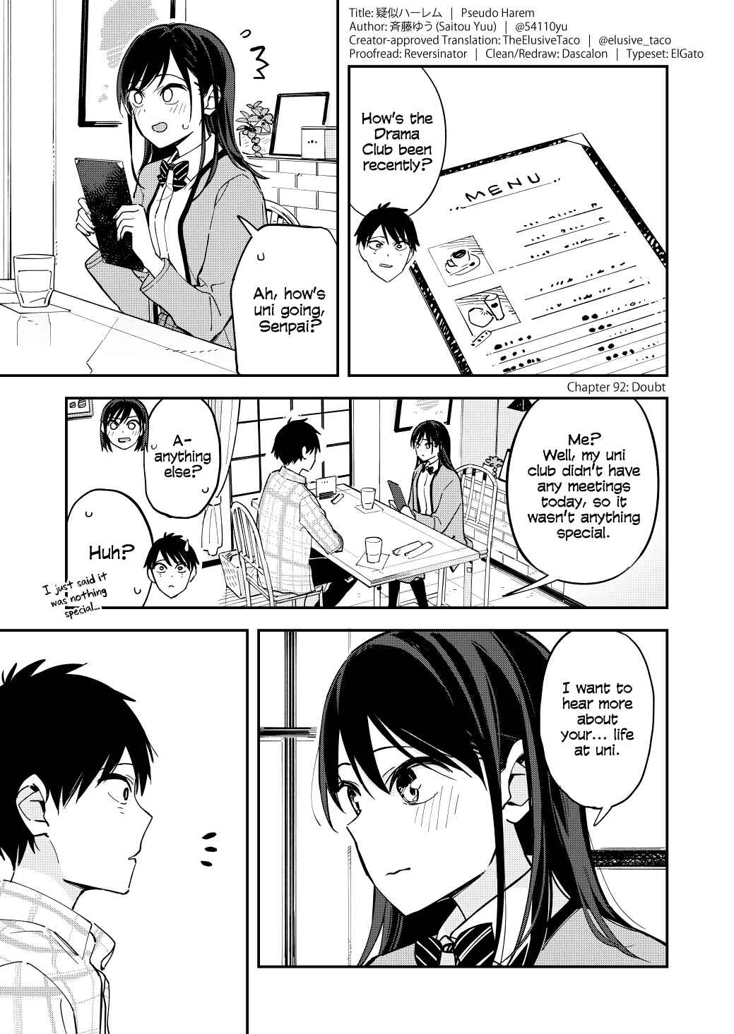 Page 1 Chapter 92 Pseudo Harem