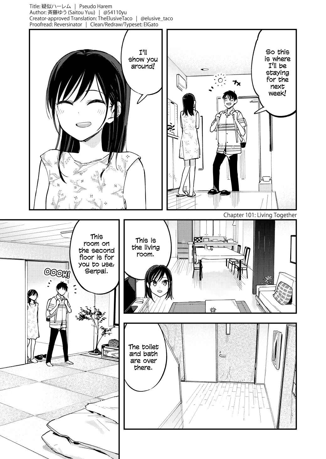 Page 1 Chapter 100 Pseudo Harem