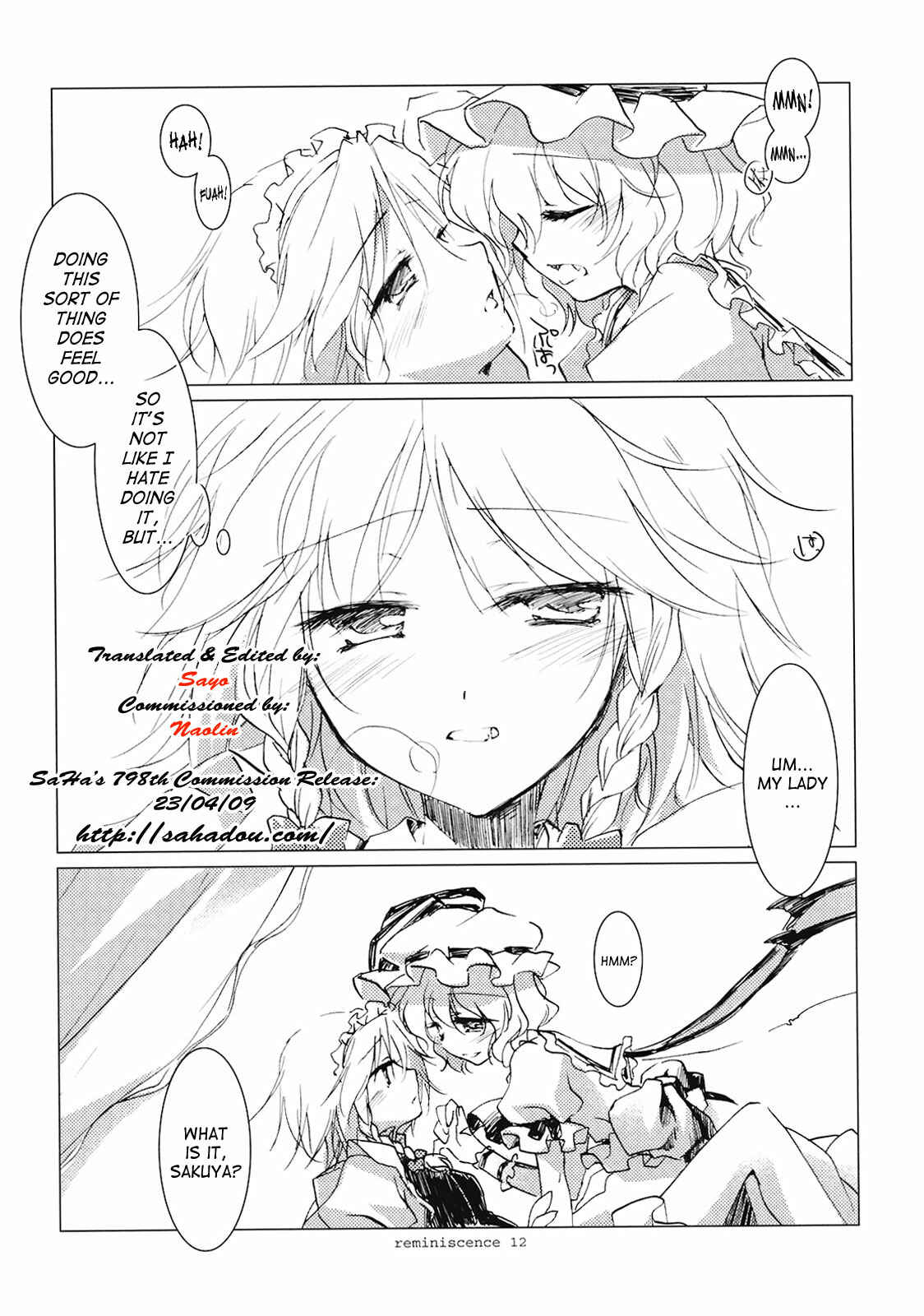 Page 10 Chapter Unknown_9dee Touhou - Reminiscence (Doujinshi)