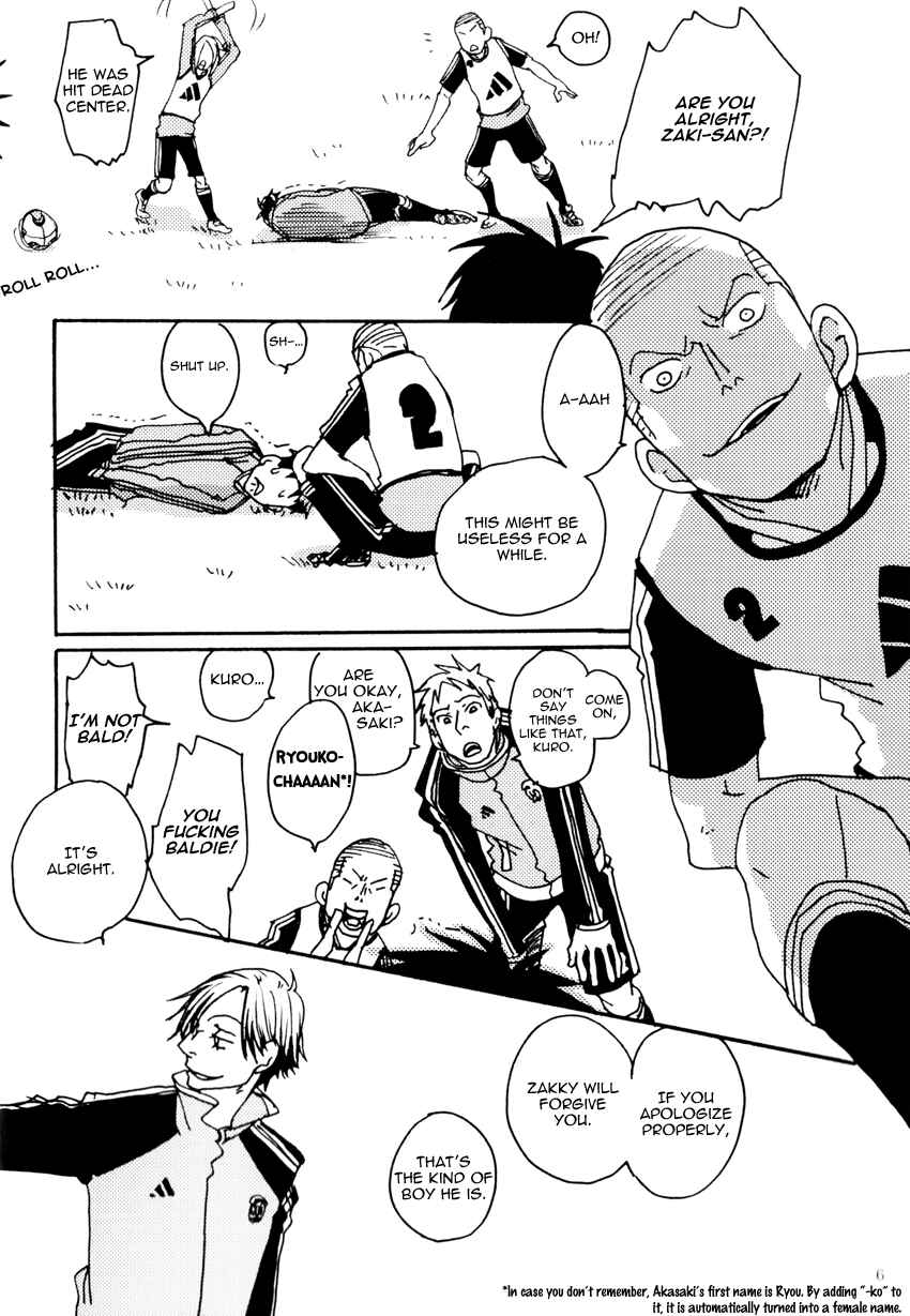 Page 5 Chapter Unknown_bda9 Giant Killing - Akasaki-shis Secret (Doujinshi)