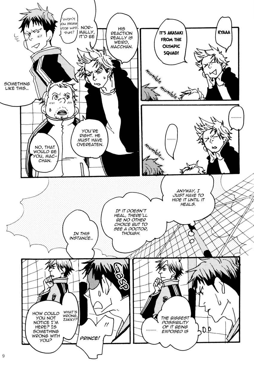 Page 8 Chapter Unknown_bda9 Giant Killing - Akasaki-shis Secret (Doujinshi)