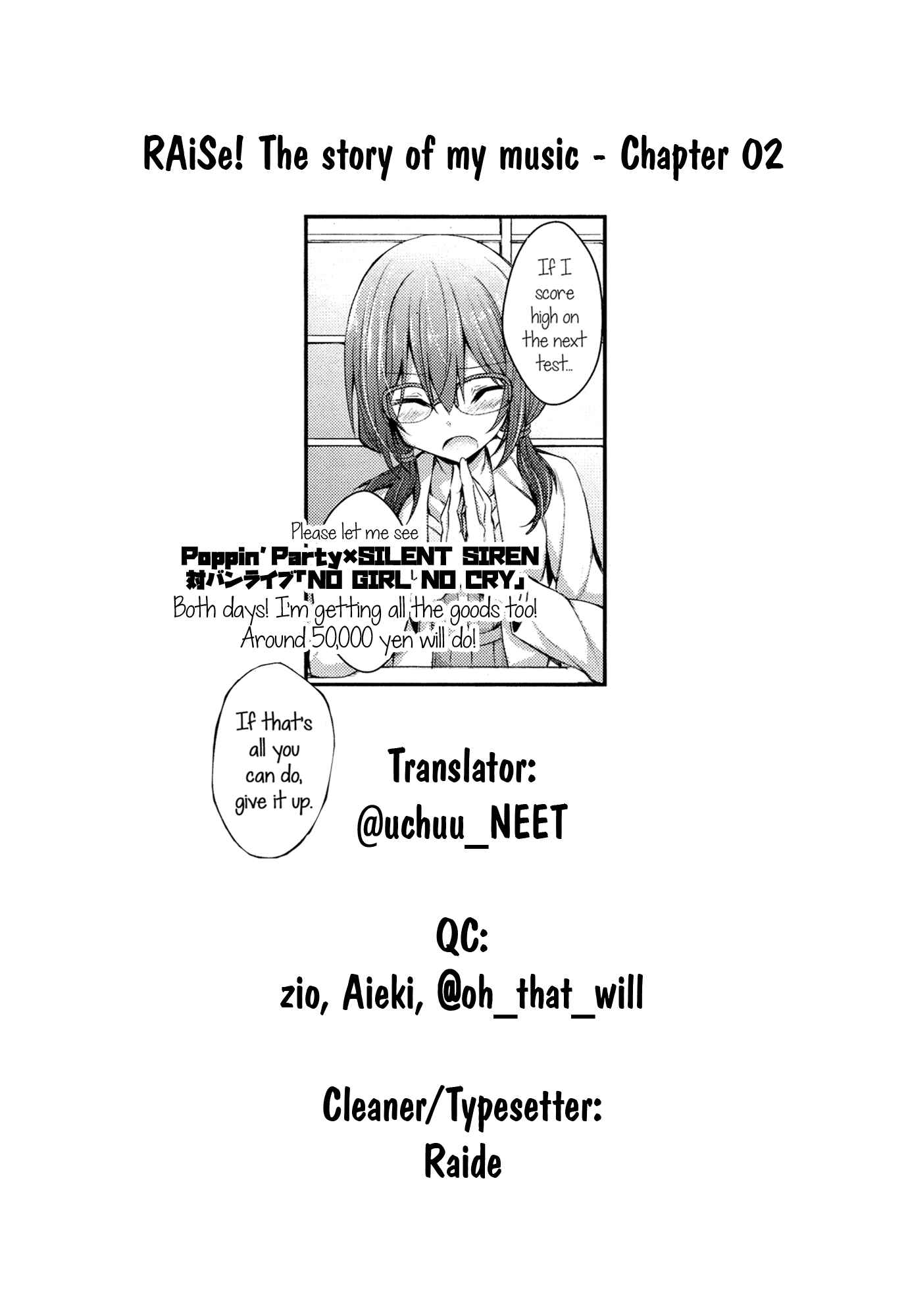Page 19 Chapter 2 BanG Dream! - RAiSe! The Story of my Music