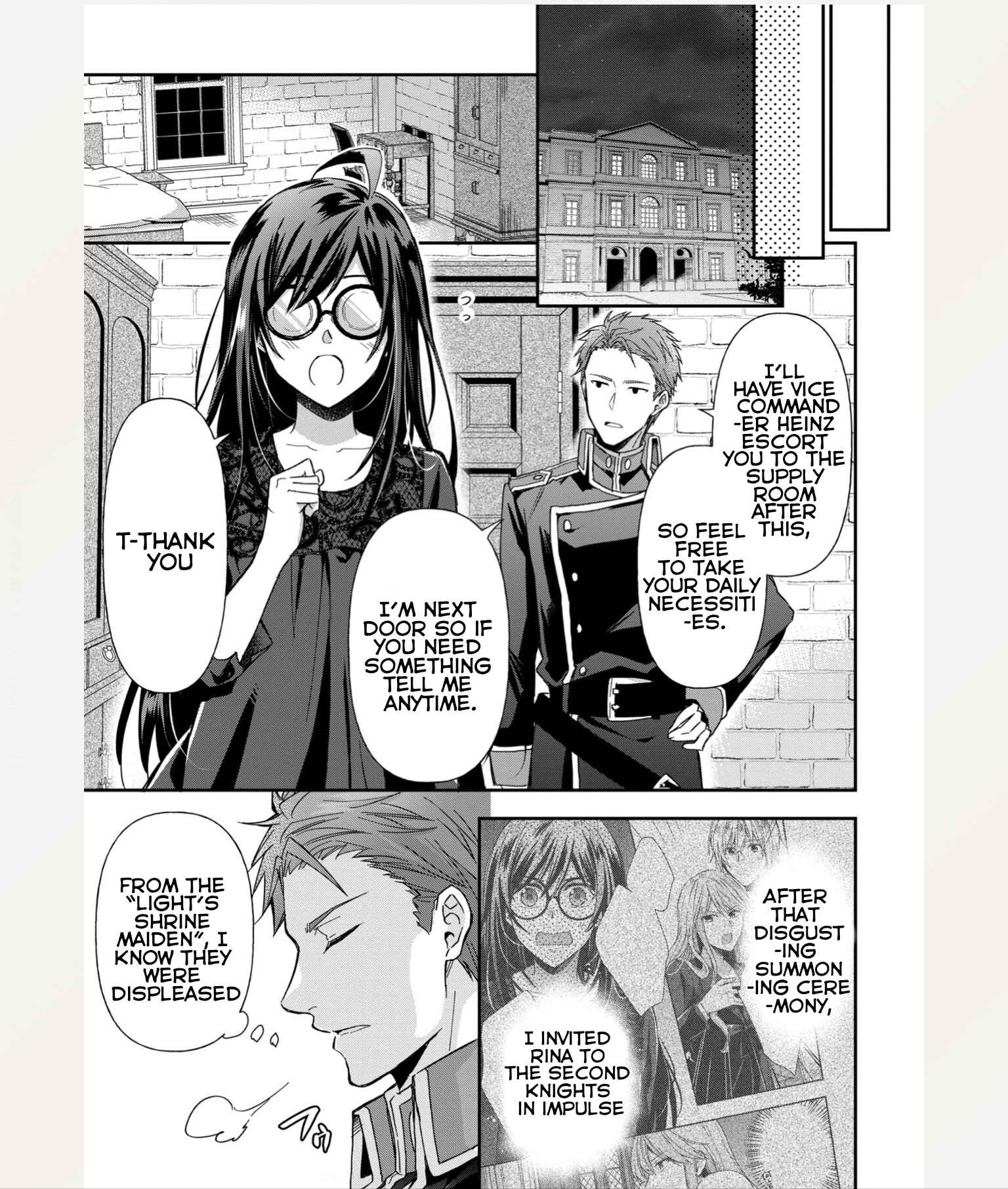 Page 14 Chapter 4 The Knight Commander Wants to Monopolize the Former Glasses Girl