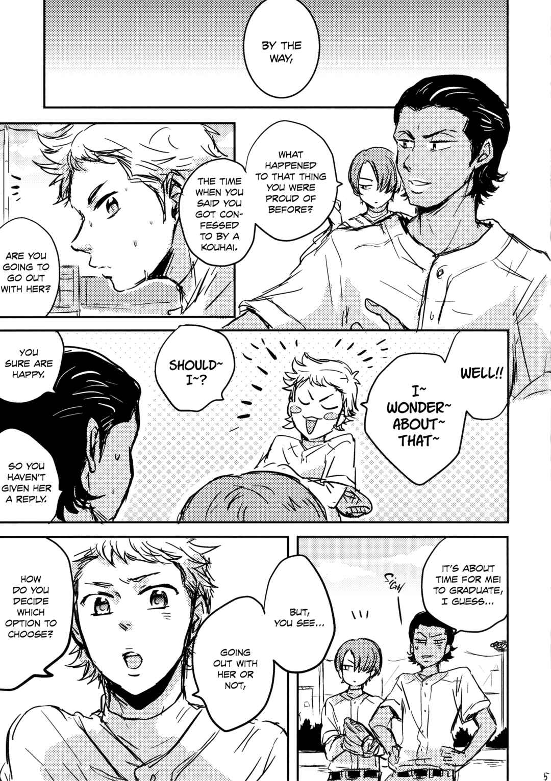 Page 6 Chapter Unknown_5a96 Diamond no Ace - Neko to Shuchou no Tsuyoi Inu (Doujinshi)