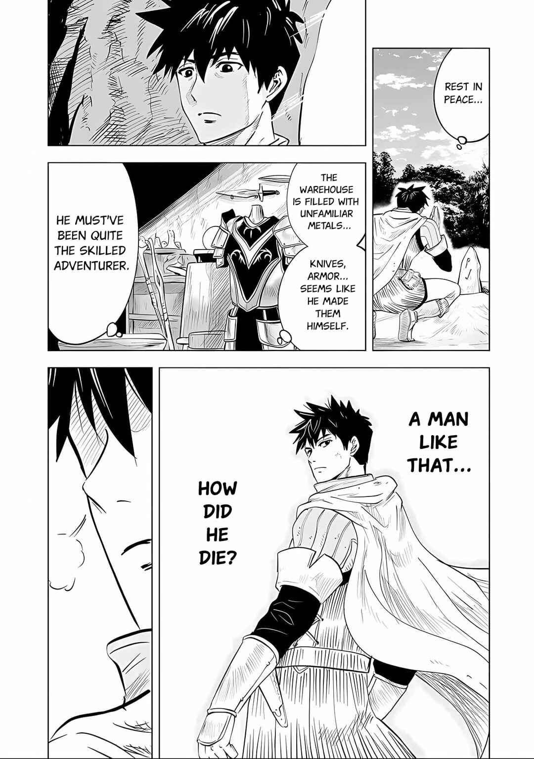 Page 16 Chapter 2.2 Makyou Seikatsu: Gakeppuchi Boukensha ga Hikikomoru ni wa Hirosugiru