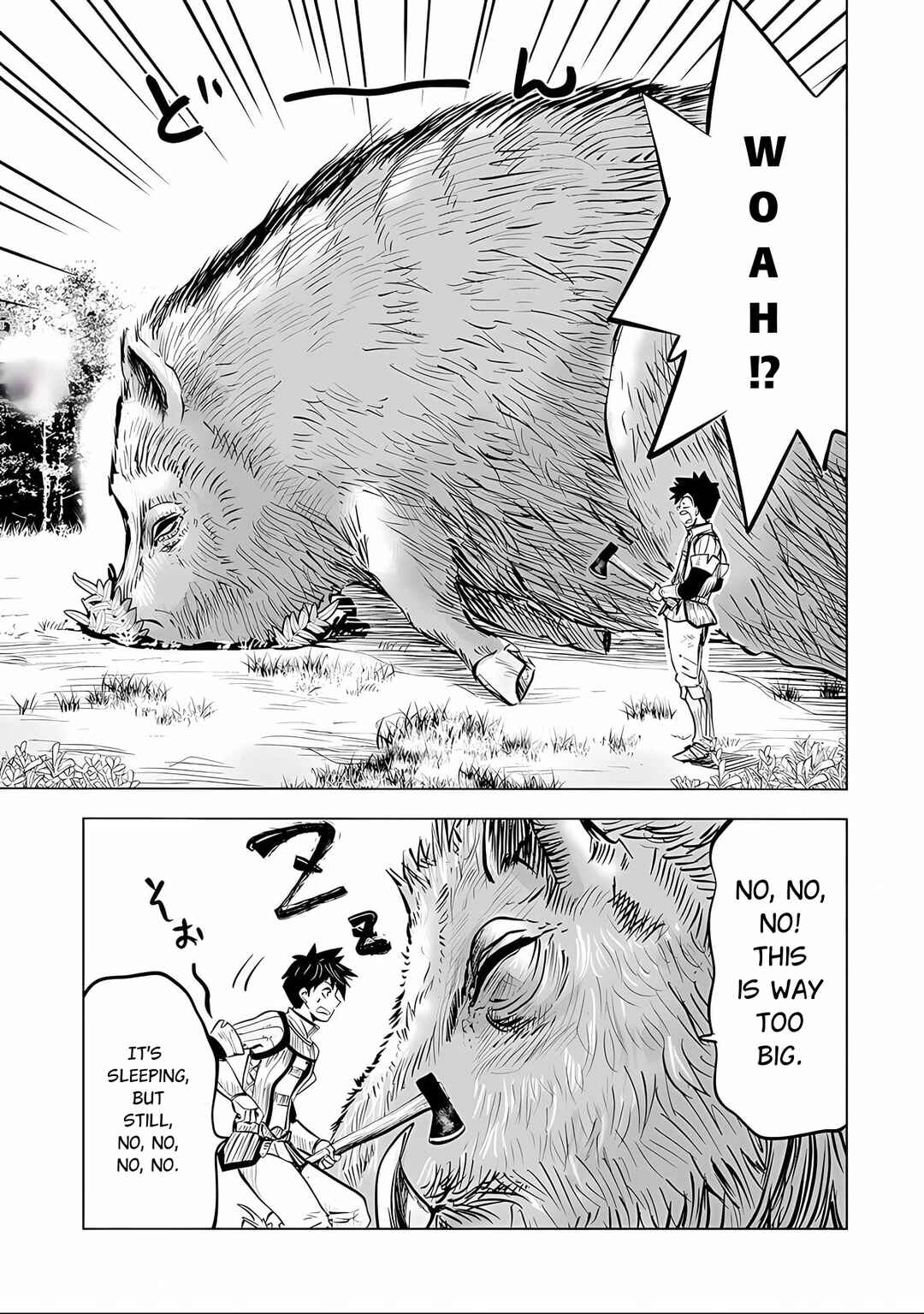 Page 2 Chapter 2.2 Makyou Seikatsu: Gakeppuchi Boukensha ga Hikikomoru ni wa Hirosugiru