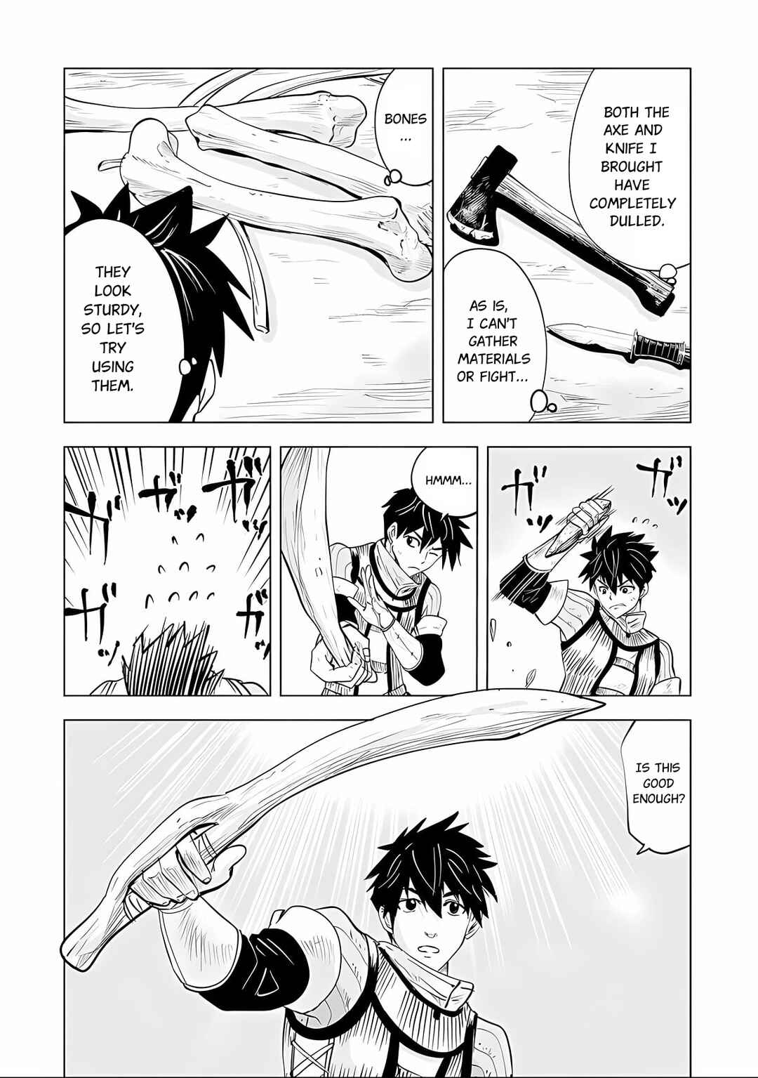 Page 5 Chapter 2.2 Makyou Seikatsu: Gakeppuchi Boukensha ga Hikikomoru ni wa Hirosugiru