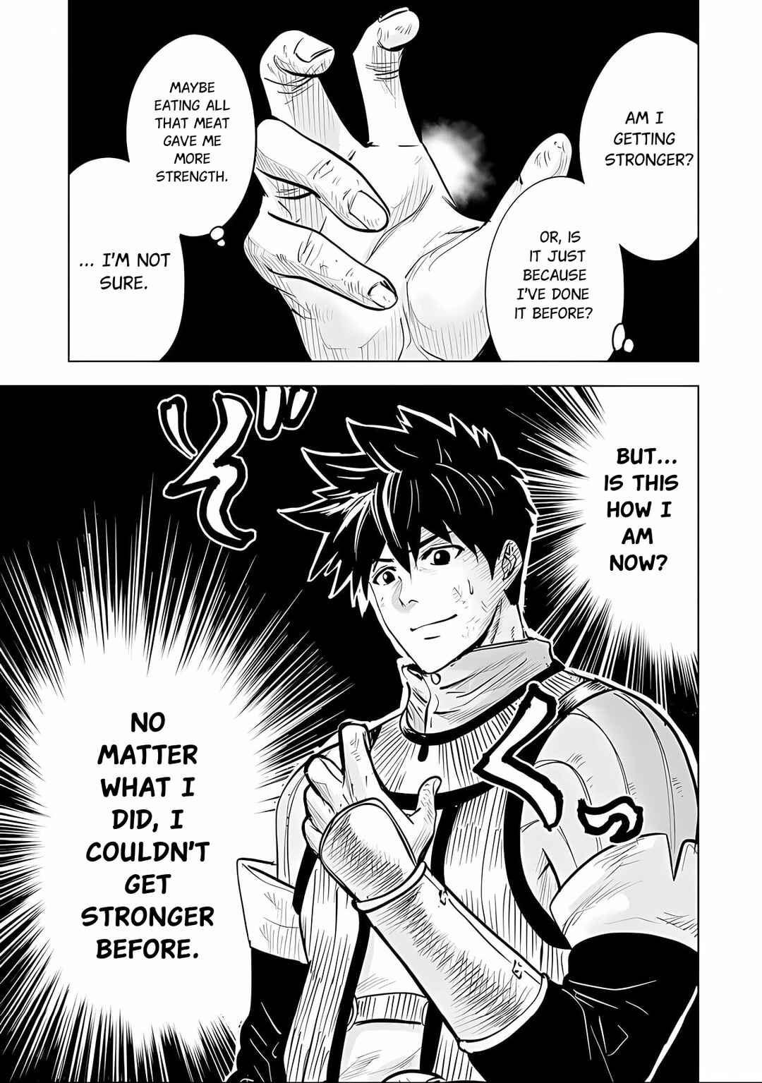 Page 8 Chapter 2.2 Makyou Seikatsu: Gakeppuchi Boukensha ga Hikikomoru ni wa Hirosugiru