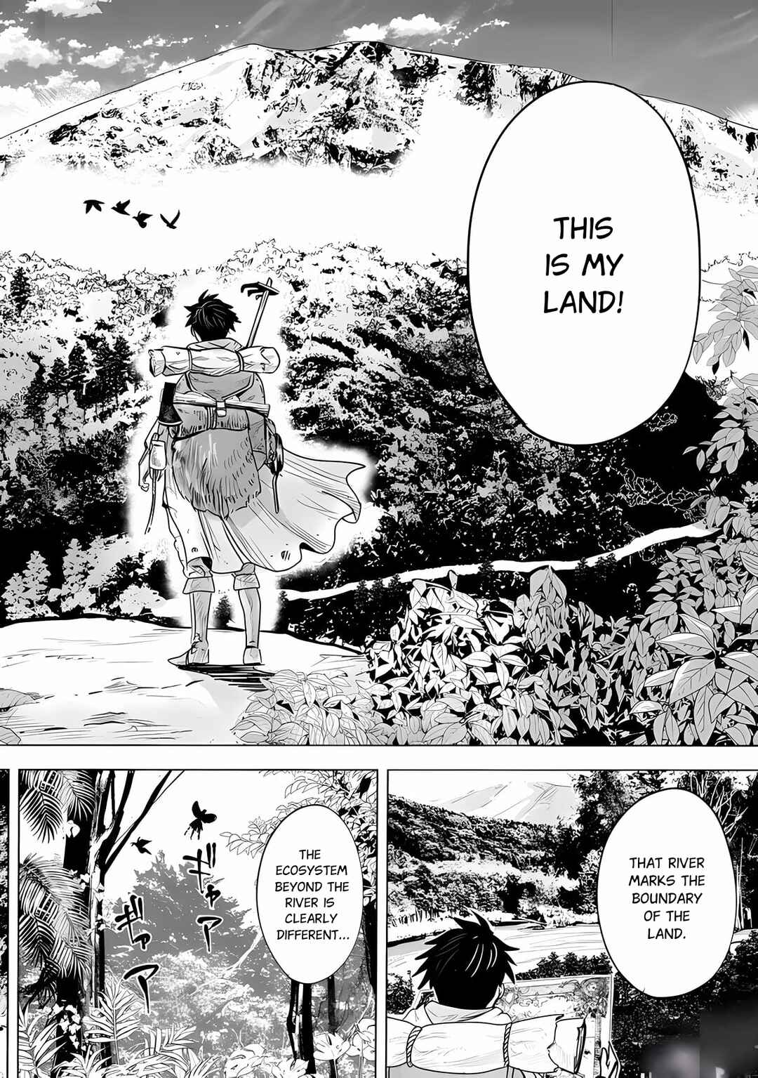 Page 19 Chapter 1.1 Makyou Seikatsu: Gakeppuchi Boukensha ga Hikikomoru ni wa Hirosugiru