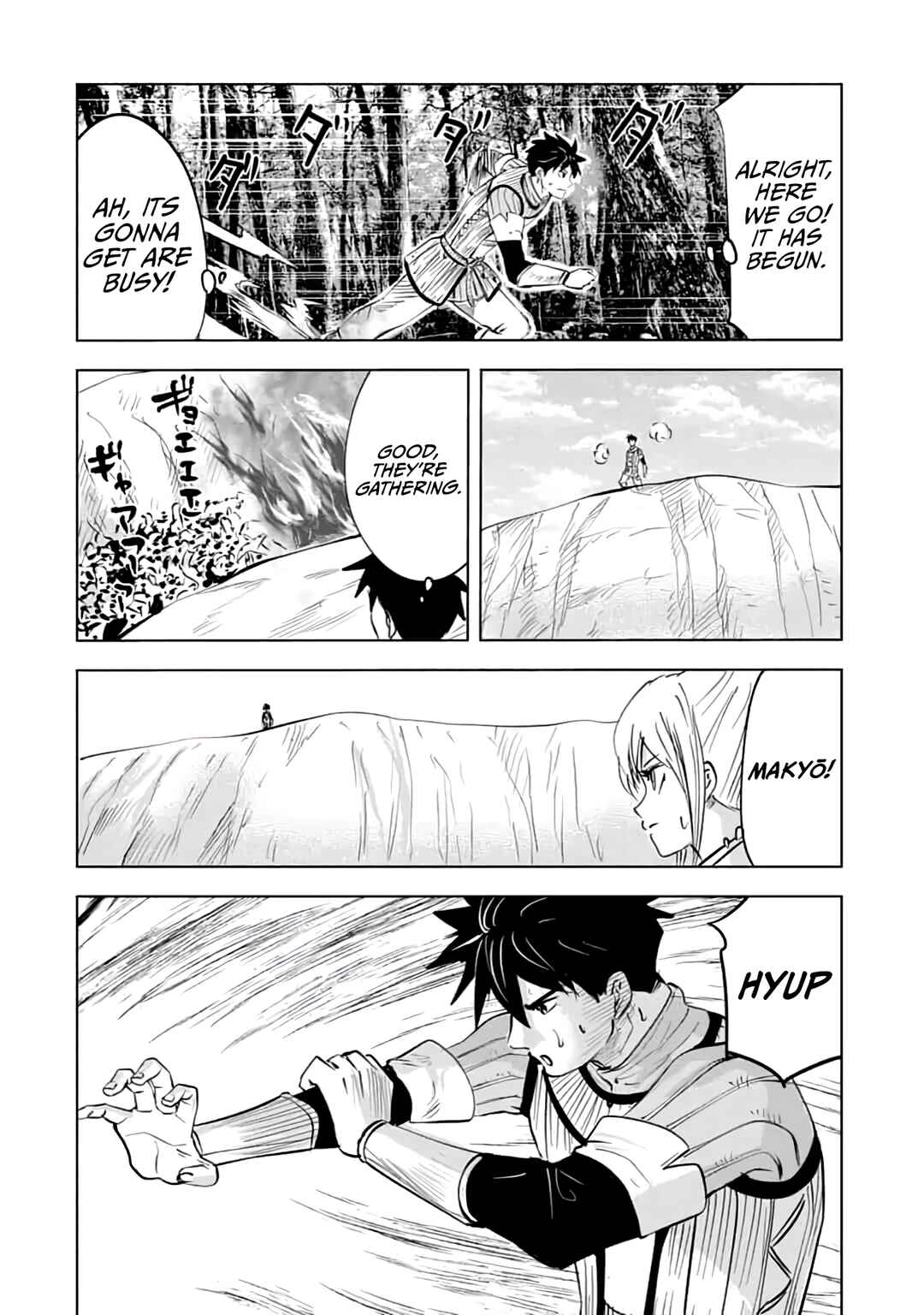 Page 27 Chapter 15 Makyou Seikatsu: Gakeppuchi Boukensha ga Hikikomoru ni wa Hirosugiru