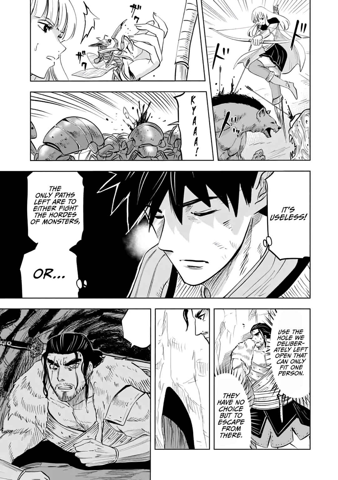 Page 32 Chapter 15 Makyou Seikatsu: Gakeppuchi Boukensha ga Hikikomoru ni wa Hirosugiru