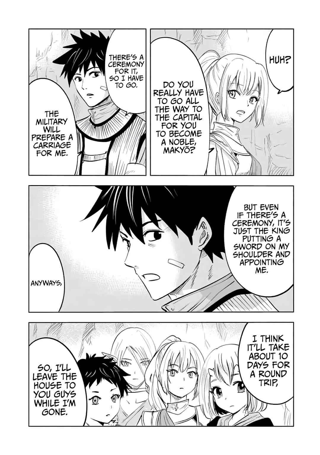 Page 46 Chapter 15 Makyou Seikatsu: Gakeppuchi Boukensha ga Hikikomoru ni wa Hirosugiru