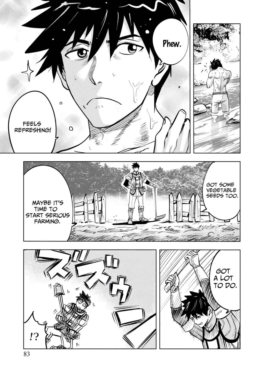 Page 11 Chapter 3.1 Makyou Seikatsu: Gakeppuchi Boukensha ga Hikikomoru ni wa Hirosugiru