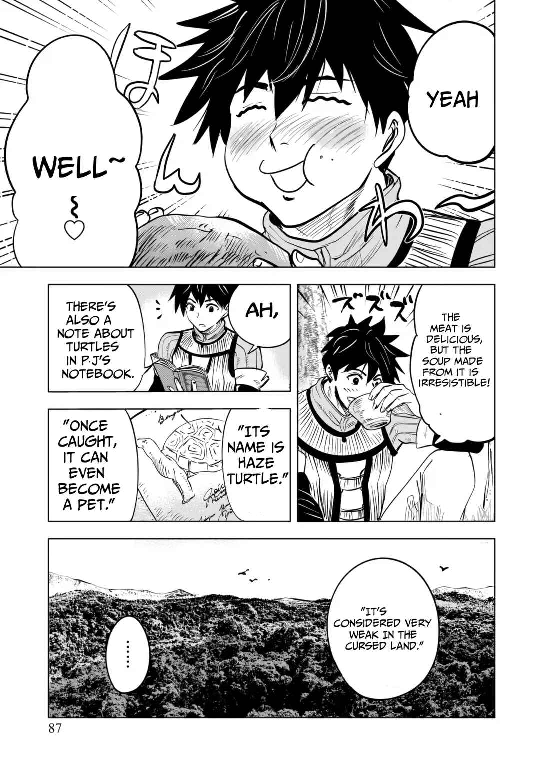 Page 15 Chapter 3.1 Makyou Seikatsu: Gakeppuchi Boukensha ga Hikikomoru ni wa Hirosugiru