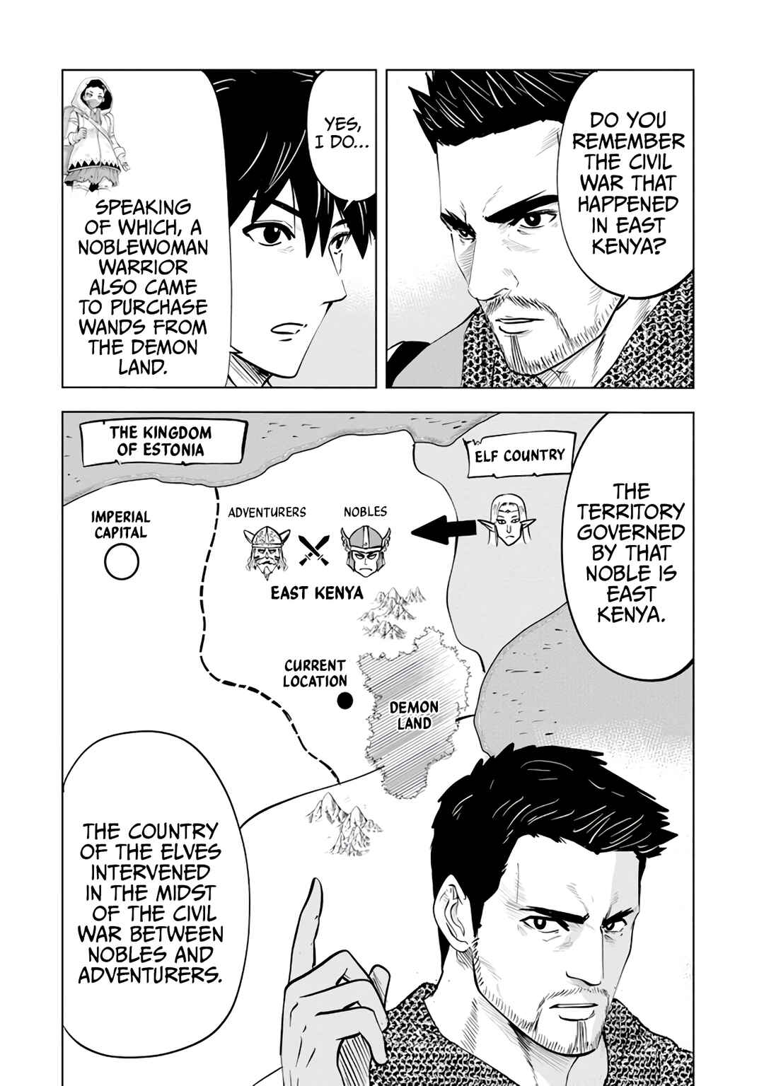 Page 14 Chapter 12 Makyou Seikatsu: Gakeppuchi Boukensha ga Hikikomoru ni wa Hirosugiru