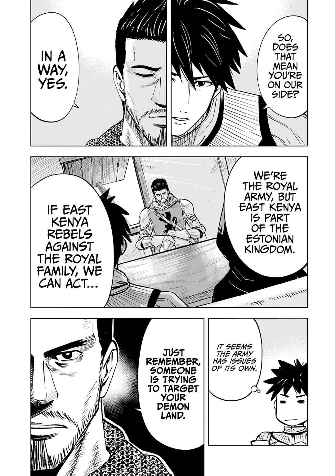 Page 19 Chapter 12 Makyou Seikatsu: Gakeppuchi Boukensha ga Hikikomoru ni wa Hirosugiru