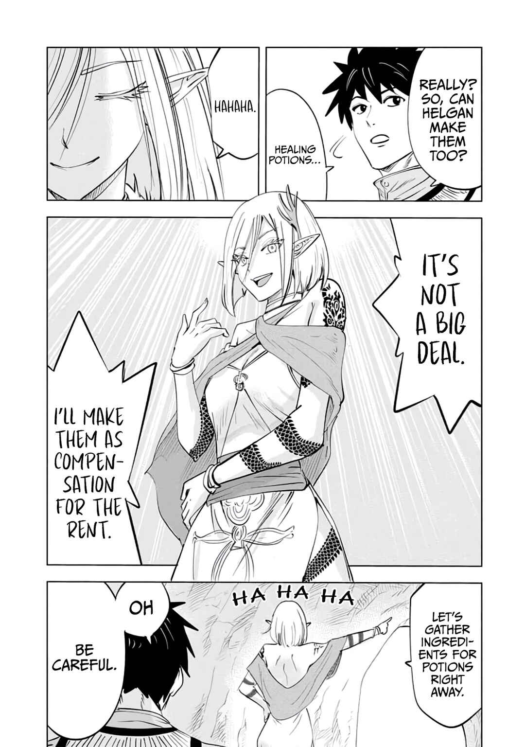 Page 5 Chapter 12 Makyou Seikatsu: Gakeppuchi Boukensha ga Hikikomoru ni wa Hirosugiru