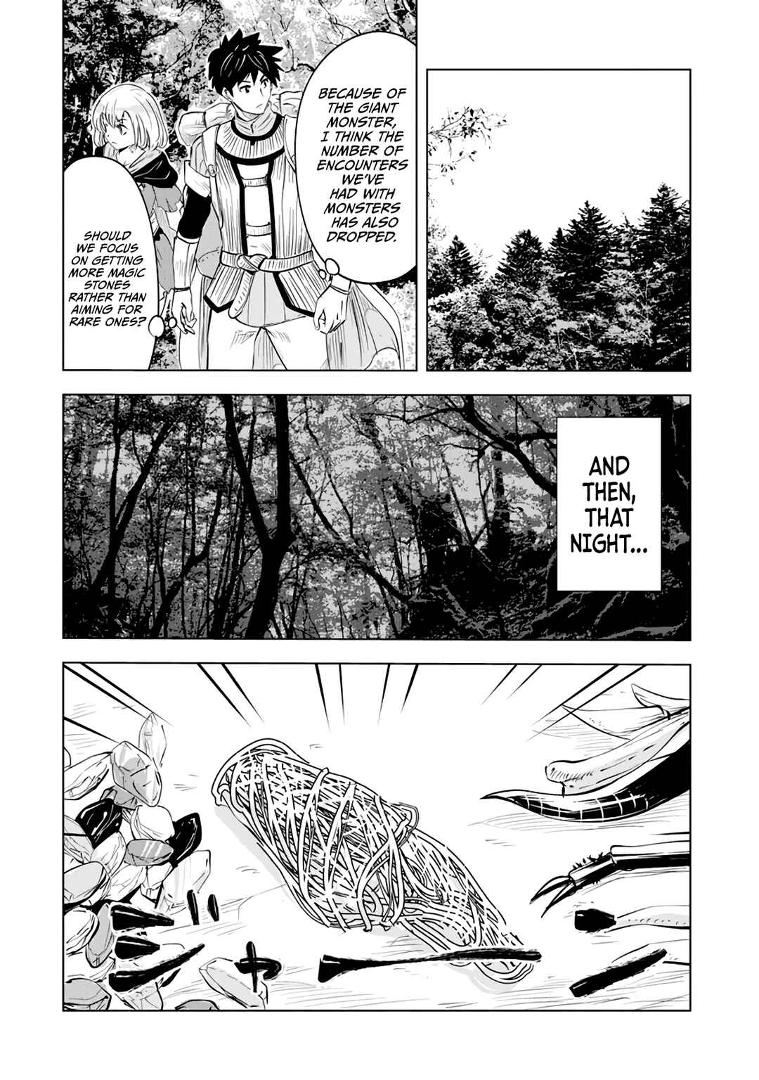 Page 8 Chapter 12 Makyou Seikatsu: Gakeppuchi Boukensha ga Hikikomoru ni wa Hirosugiru