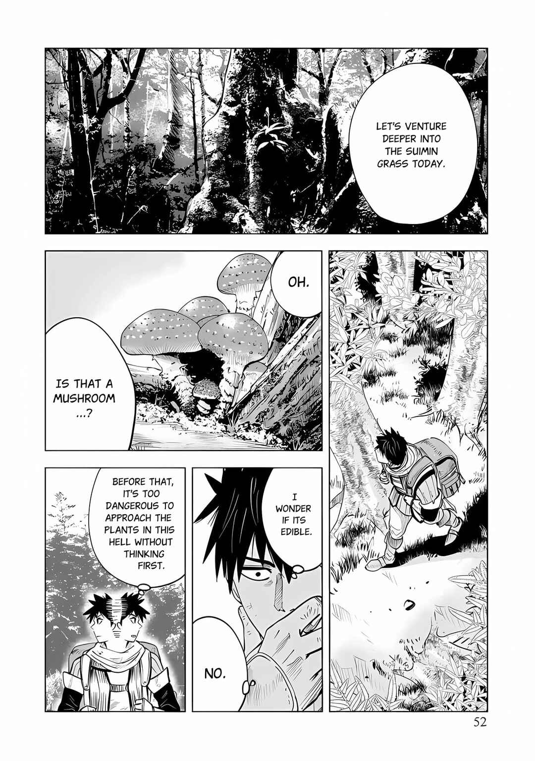 Page 9 Chapter 2.1 Makyou Seikatsu: Gakeppuchi Boukensha ga Hikikomoru ni wa Hirosugiru