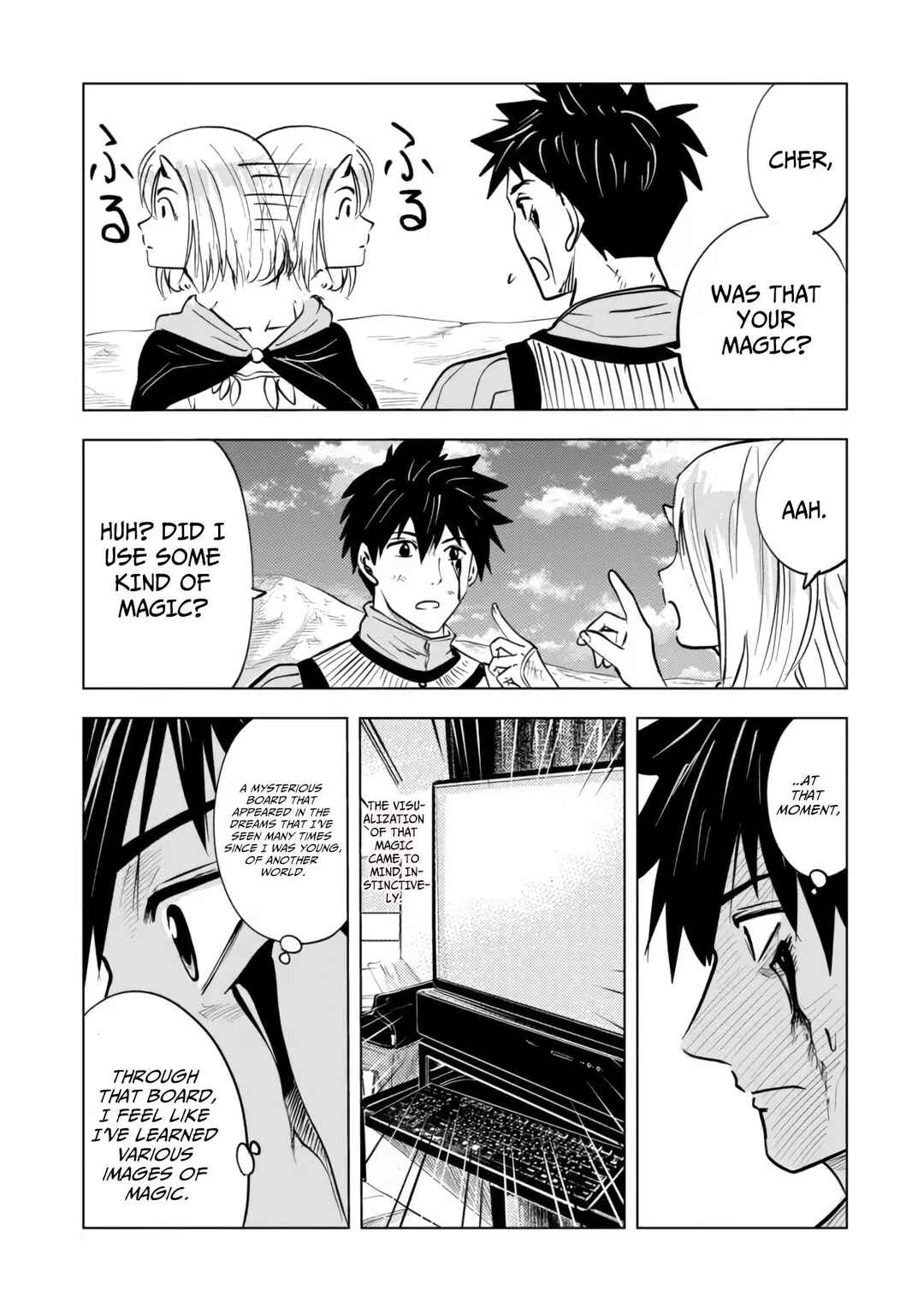 Page 20 Chapter 4.2 Makyou Seikatsu: Gakeppuchi Boukensha ga Hikikomoru ni wa Hirosugiru