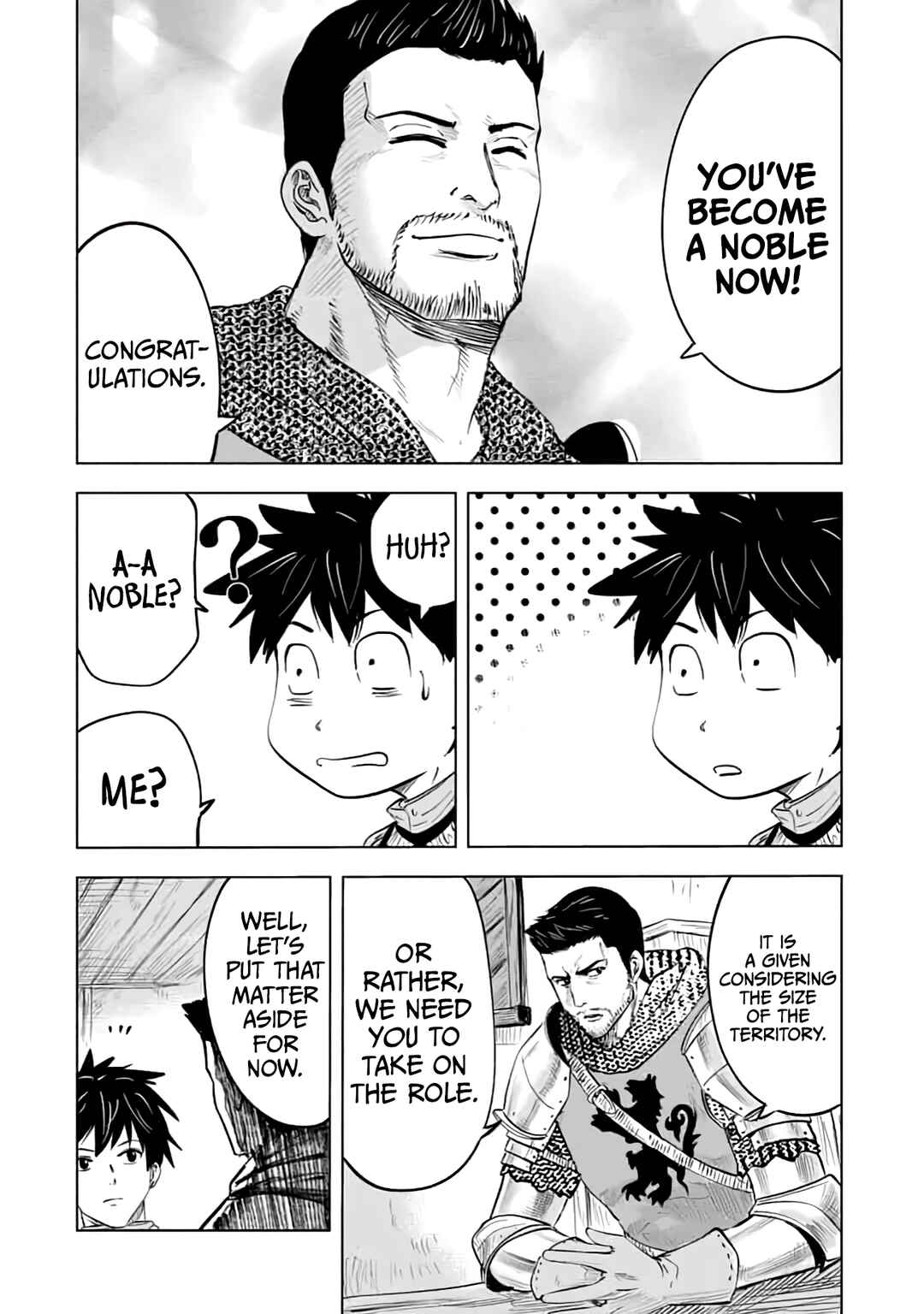 Page 37 Chapter 13 Makyou Seikatsu: Gakeppuchi Boukensha ga Hikikomoru ni wa Hirosugiru
