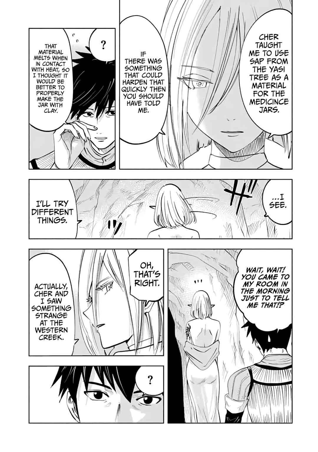 Page 4 Chapter 13 Makyou Seikatsu: Gakeppuchi Boukensha ga Hikikomoru ni wa Hirosugiru