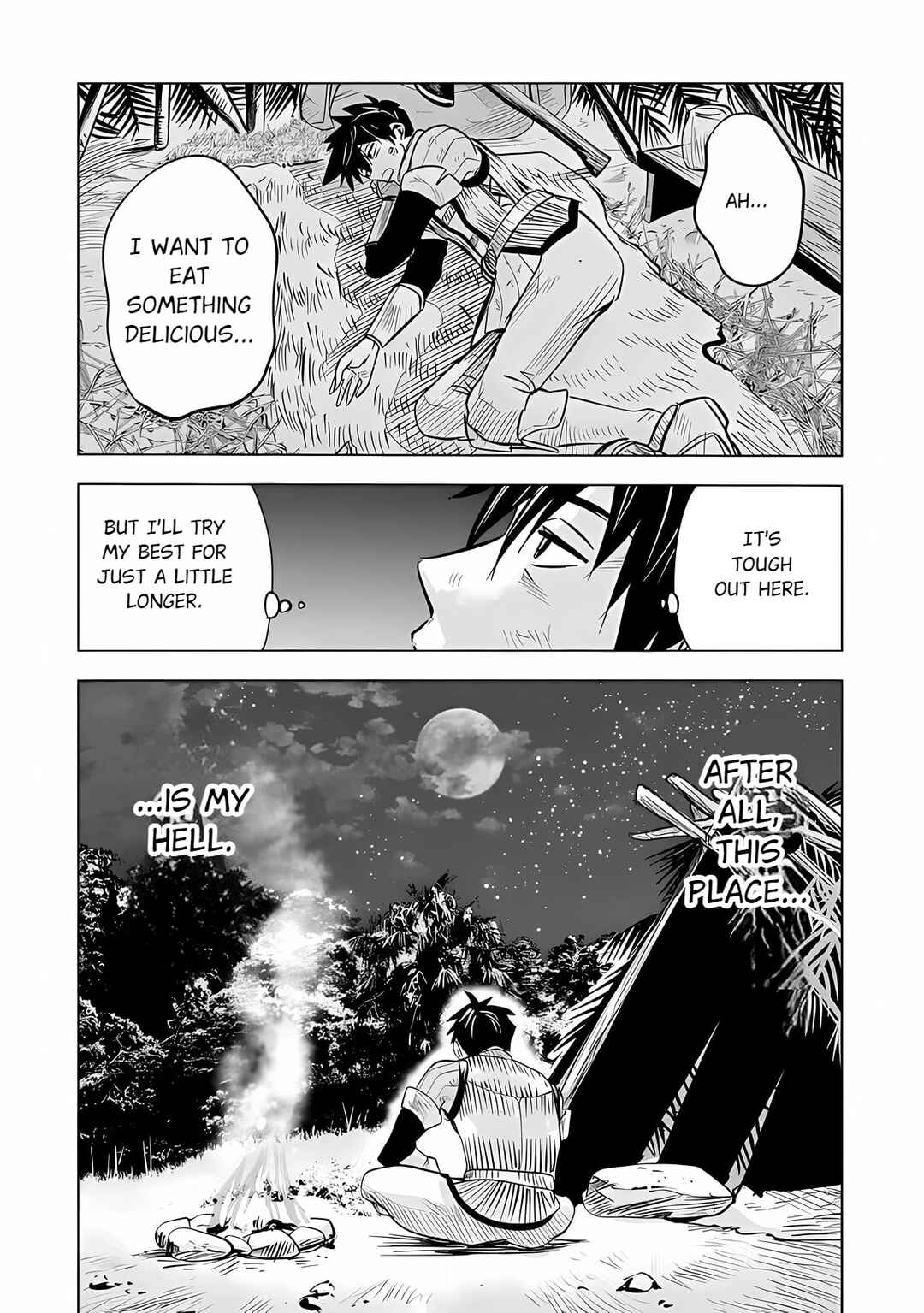 Page 23 Chapter 1.2 Makyou Seikatsu: Gakeppuchi Boukensha ga Hikikomoru ni wa Hirosugiru
