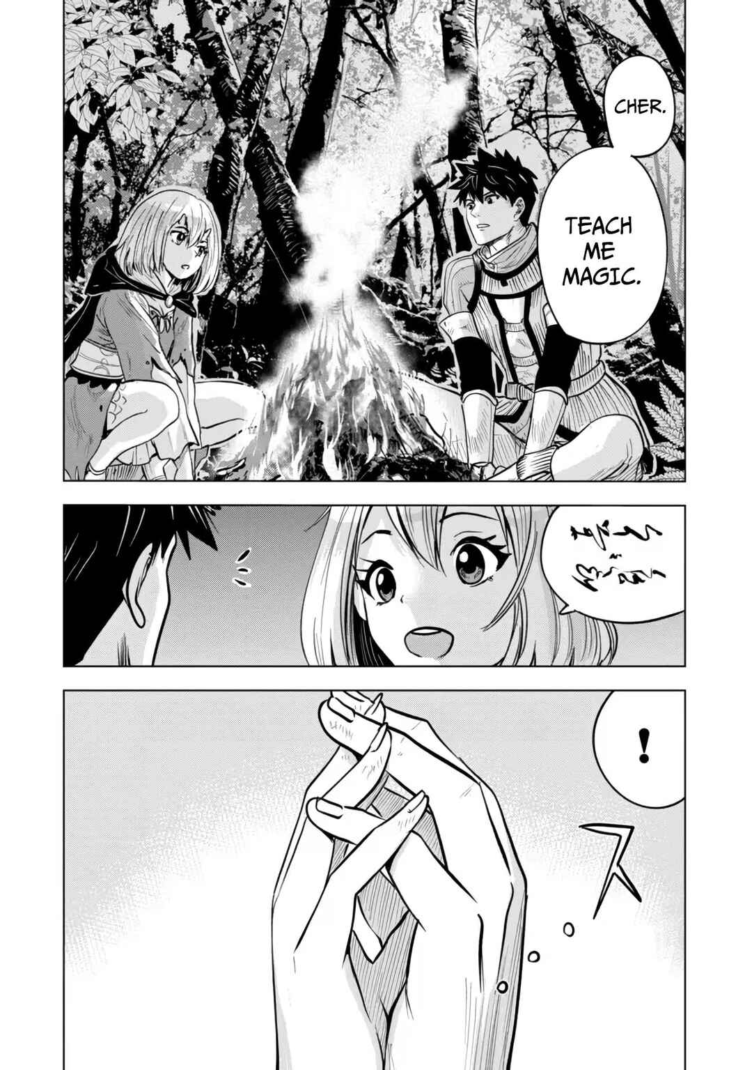 Page 9 Chapter 4.1 Makyou Seikatsu: Gakeppuchi Boukensha ga Hikikomoru ni wa Hirosugiru
