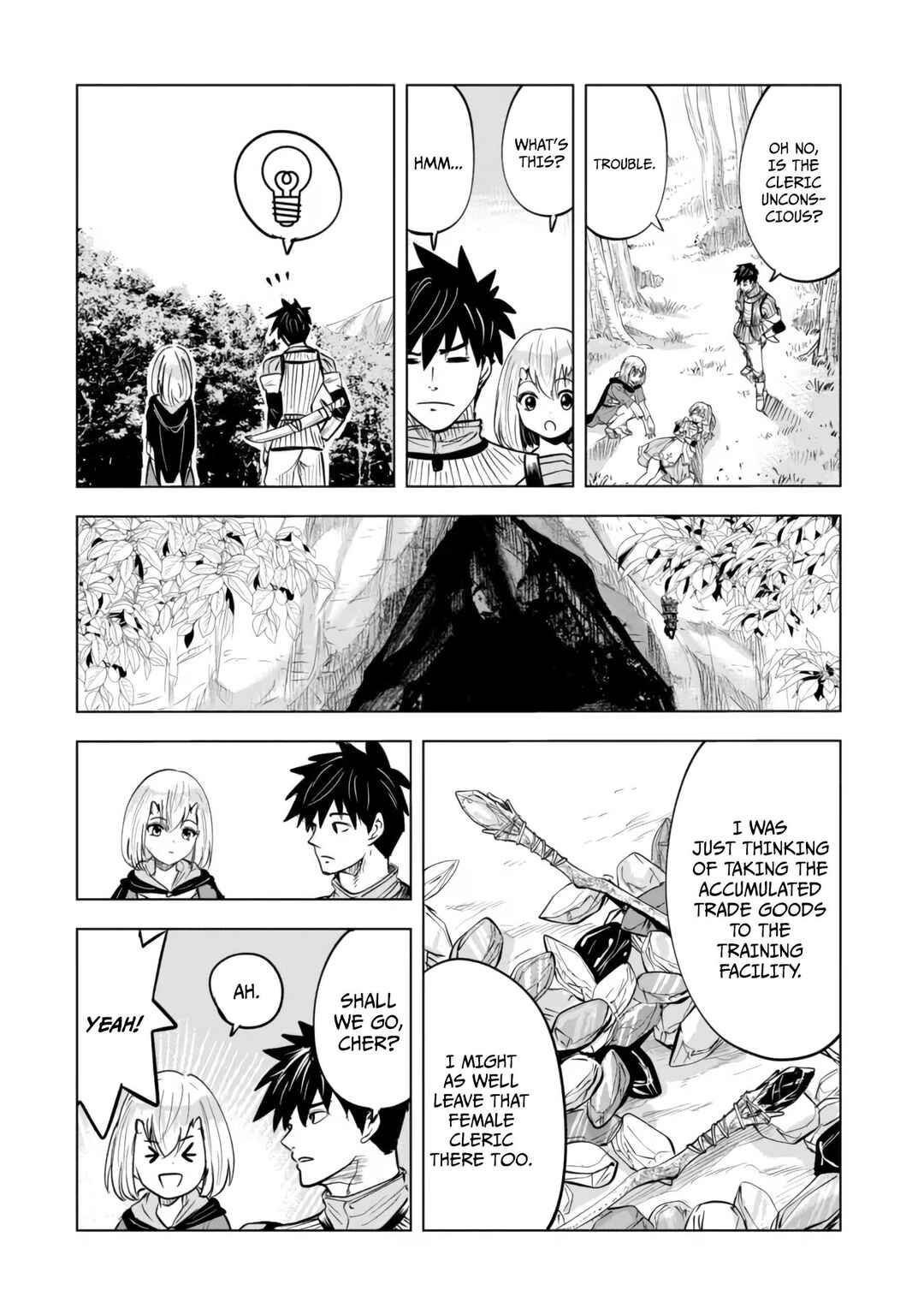Page 11 Chapter 6.1 Makyou Seikatsu: Gakeppuchi Boukensha ga Hikikomoru ni wa Hirosugiru