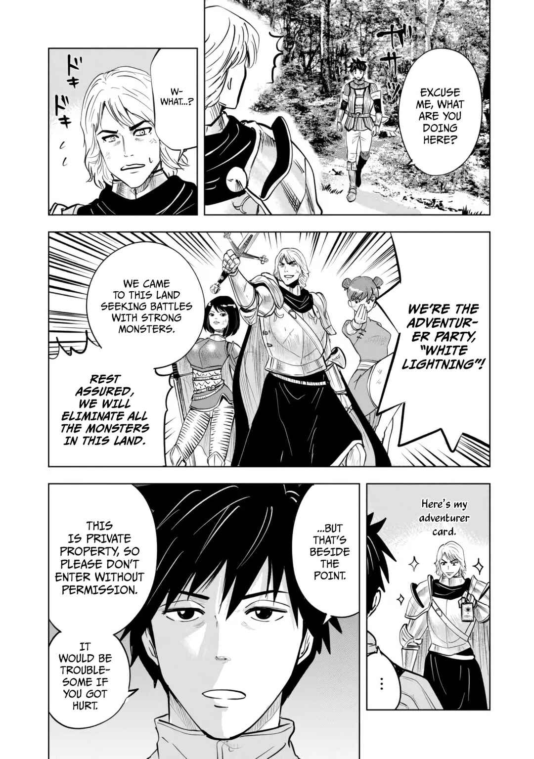 Page 8 Chapter 6.1 Makyou Seikatsu: Gakeppuchi Boukensha ga Hikikomoru ni wa Hirosugiru