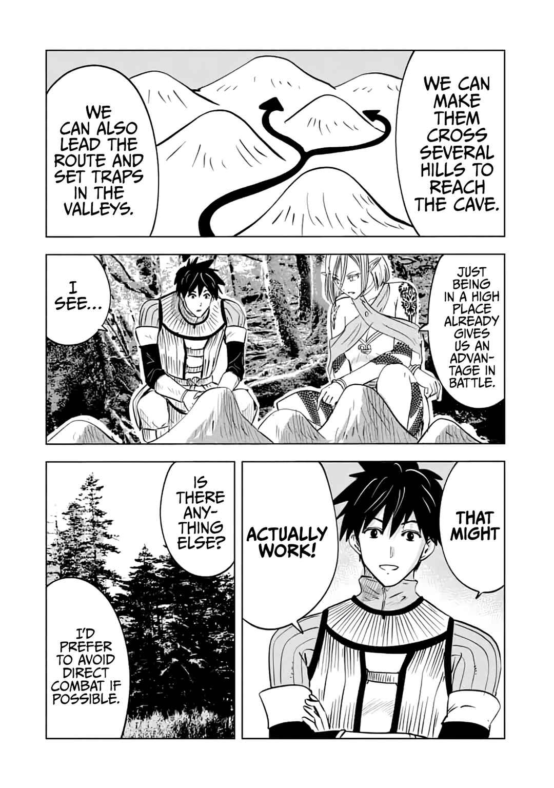Page 12 Chapter 14 Makyou Seikatsu: Gakeppuchi Boukensha ga Hikikomoru ni wa Hirosugiru