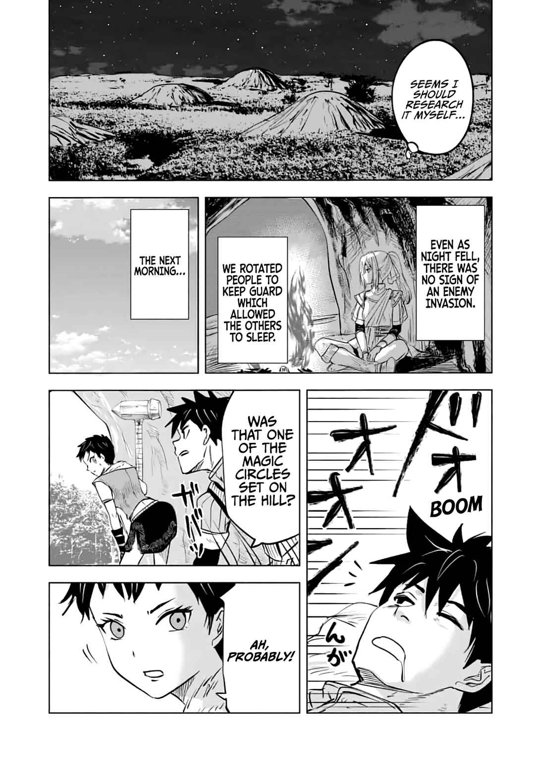 Page 25 Chapter 14 Makyou Seikatsu: Gakeppuchi Boukensha ga Hikikomoru ni wa Hirosugiru