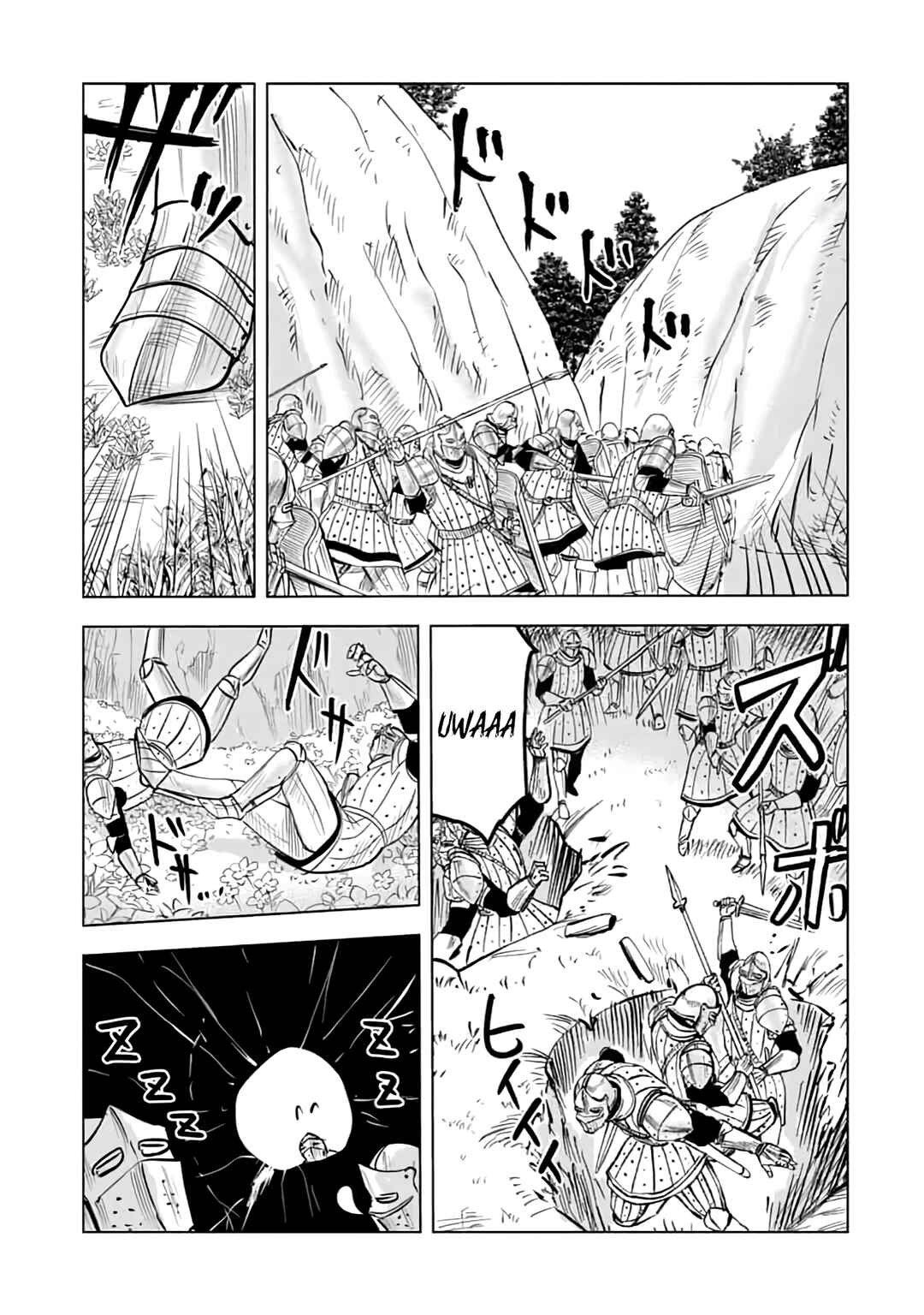 Page 34 Chapter 14 Makyou Seikatsu: Gakeppuchi Boukensha ga Hikikomoru ni wa Hirosugiru