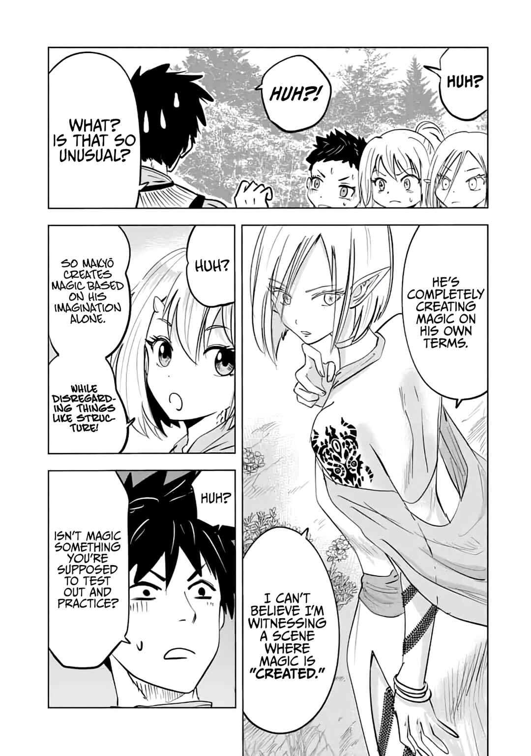 Page 9 Chapter 14 Makyou Seikatsu: Gakeppuchi Boukensha ga Hikikomoru ni wa Hirosugiru