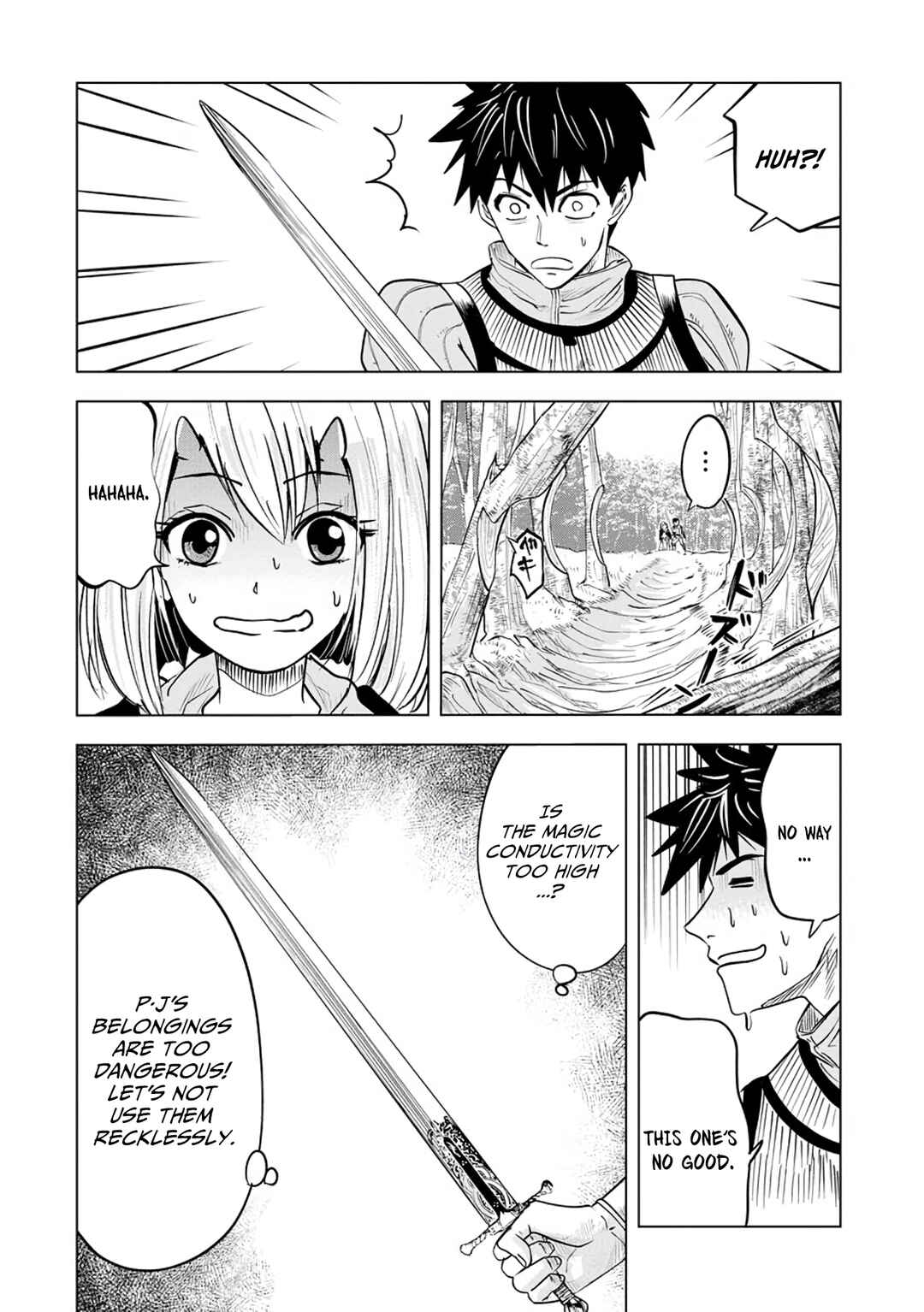 Page 11 Chapter 5.1 Makyou Seikatsu: Gakeppuchi Boukensha ga Hikikomoru ni wa Hirosugiru