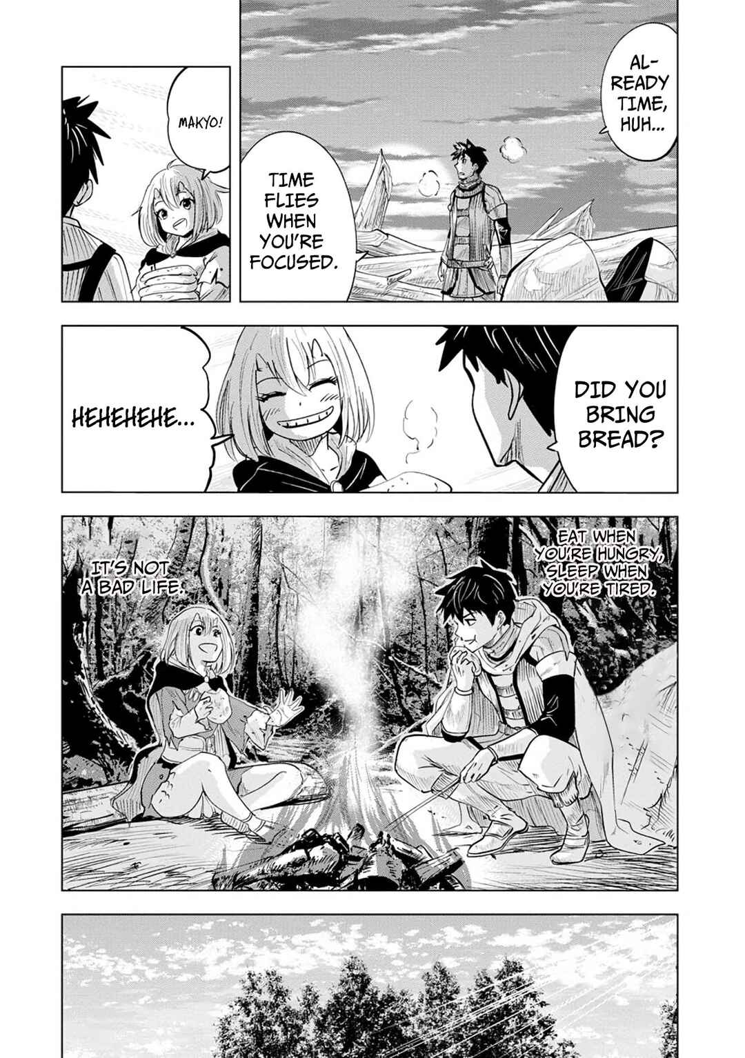 Page 13 Chapter 5.1 Makyou Seikatsu: Gakeppuchi Boukensha ga Hikikomoru ni wa Hirosugiru