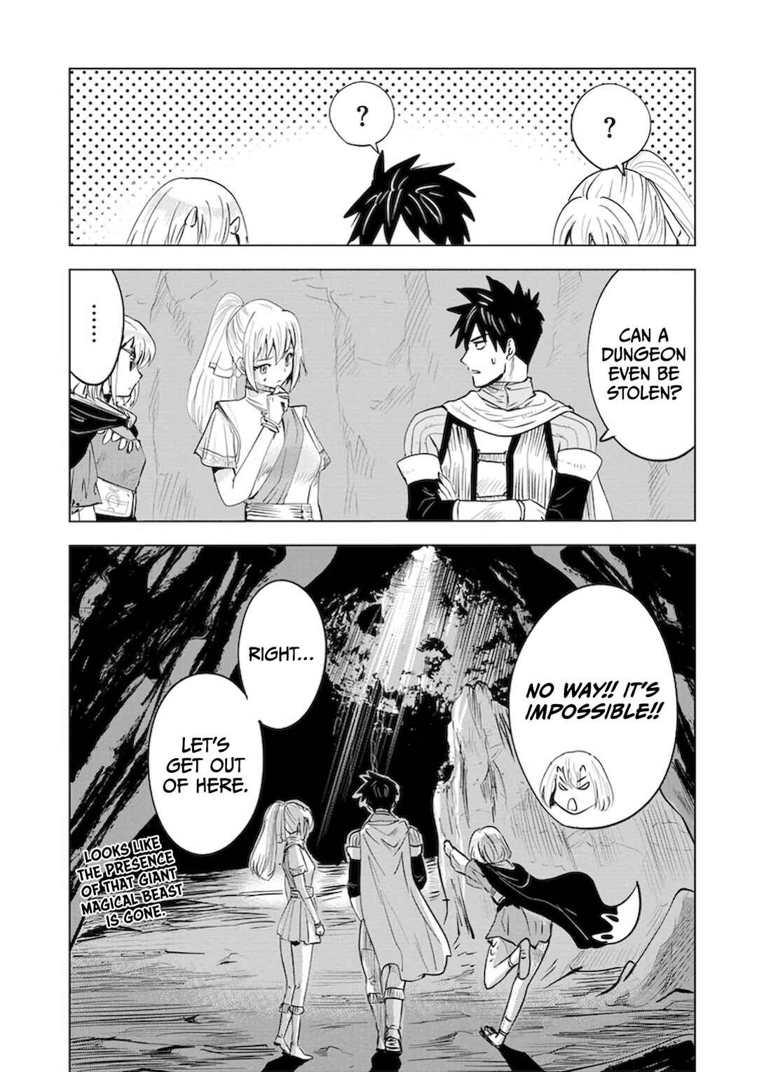 Page 32 Chapter 10 Makyou Seikatsu: Gakeppuchi Boukensha ga Hikikomoru ni wa Hirosugiru