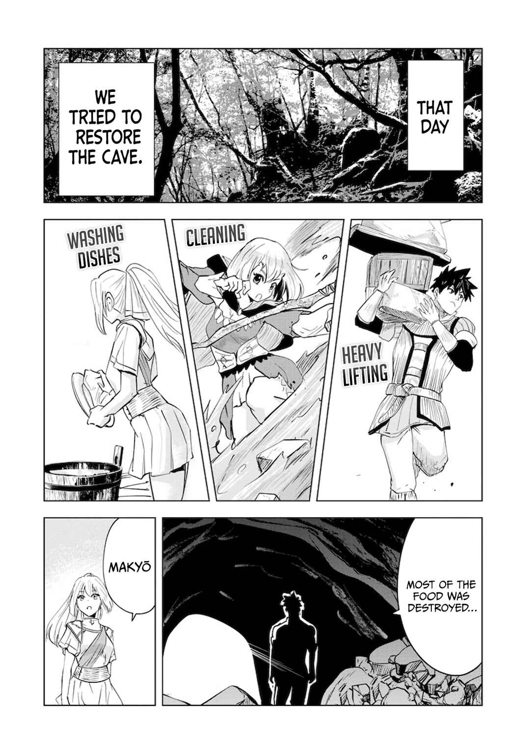 Page 18 Chapter 11 Makyou Seikatsu: Gakeppuchi Boukensha ga Hikikomoru ni wa Hirosugiru