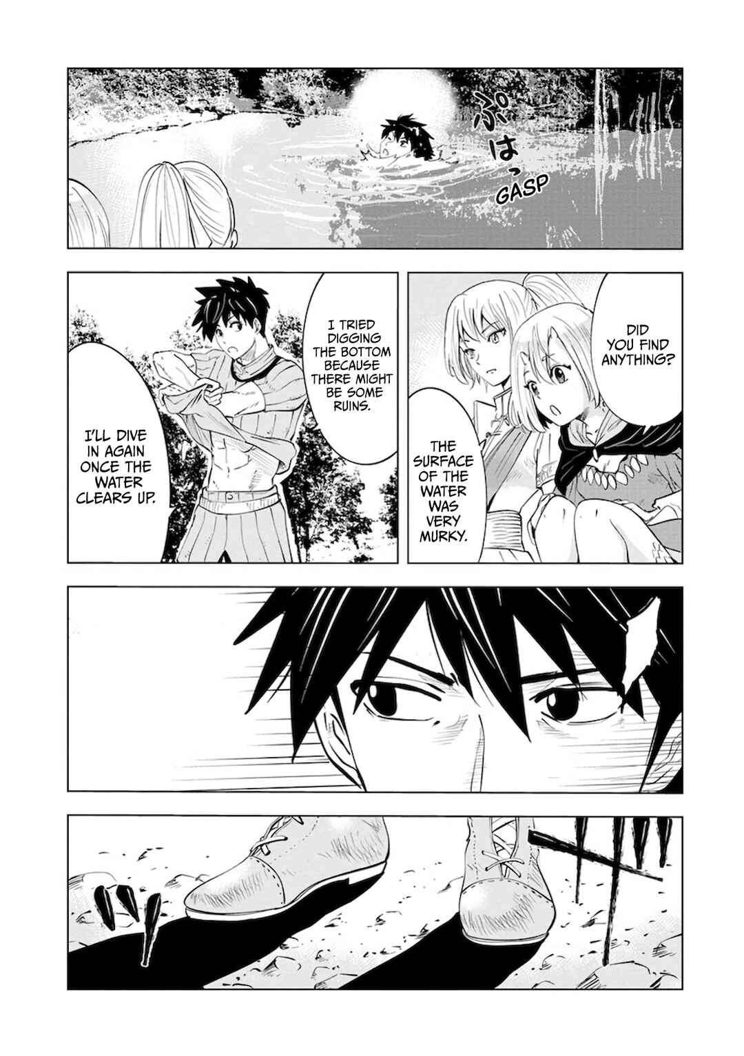 Page 11 Chapter 9 Makyou Seikatsu: Gakeppuchi Boukensha ga Hikikomoru ni wa Hirosugiru