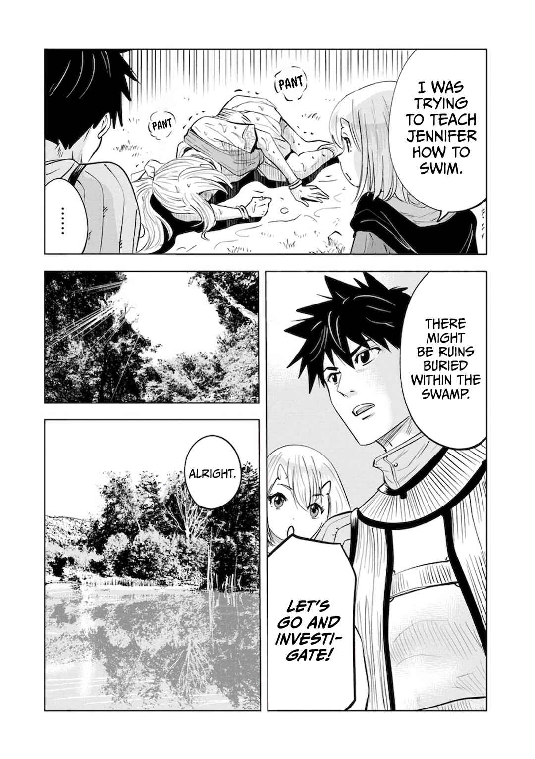 Page 6 Chapter 9 Makyou Seikatsu: Gakeppuchi Boukensha ga Hikikomoru ni wa Hirosugiru