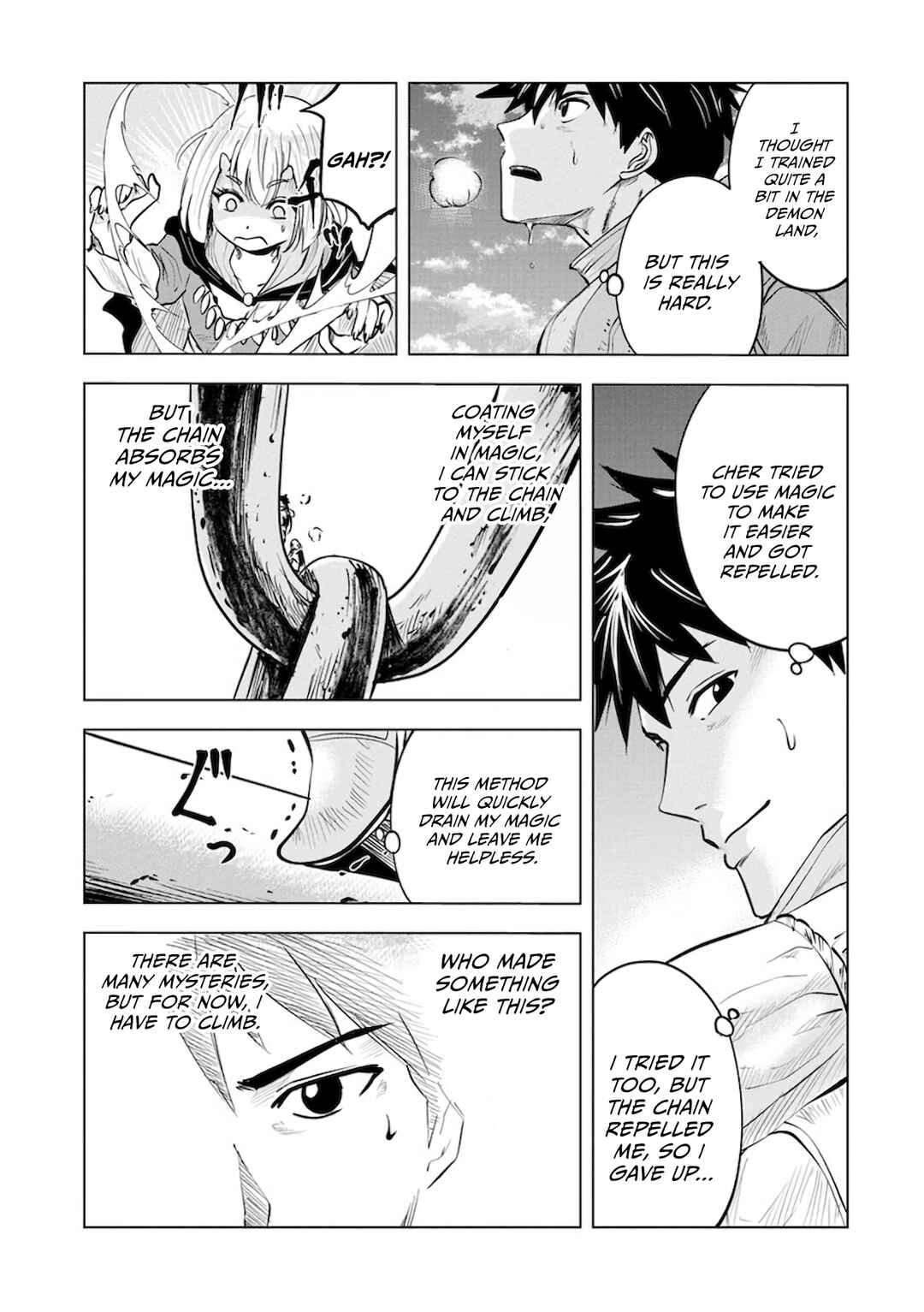 Page 23 Chapter 7 Makyou Seikatsu: Gakeppuchi Boukensha ga Hikikomoru ni wa Hirosugiru