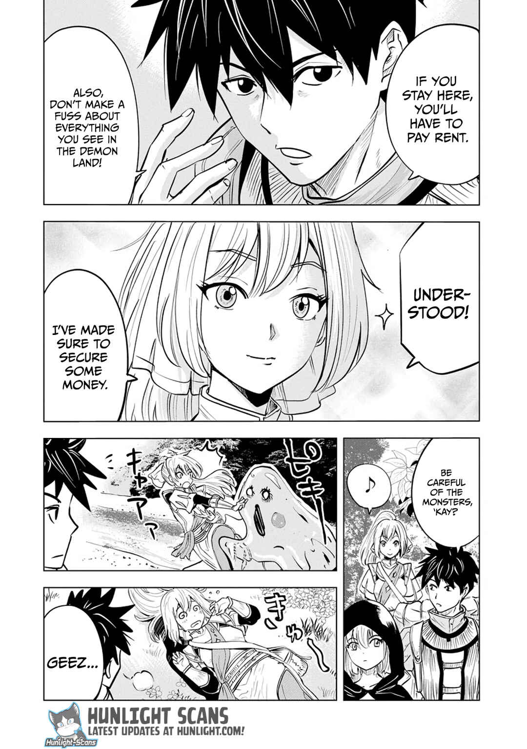 Page 4 Chapter 7 Makyou Seikatsu: Gakeppuchi Boukensha ga Hikikomoru ni wa Hirosugiru