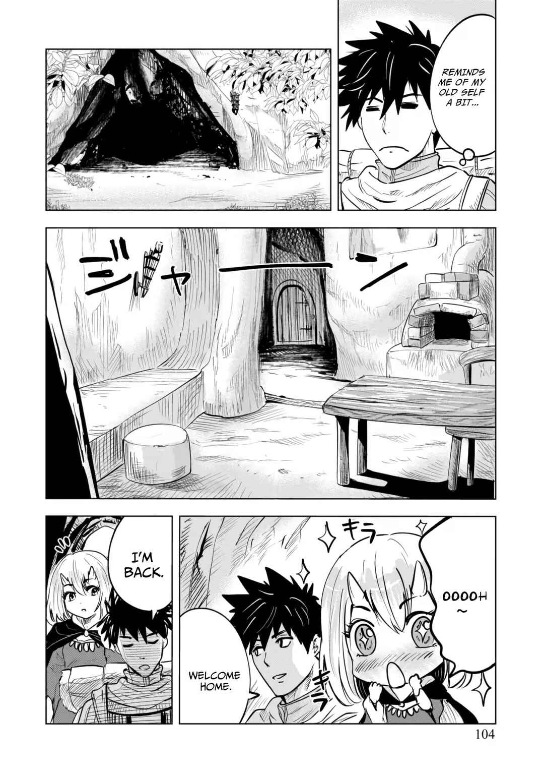 Page 14 Chapter 3.2 Makyou Seikatsu: Gakeppuchi Boukensha ga Hikikomoru ni wa Hirosugiru