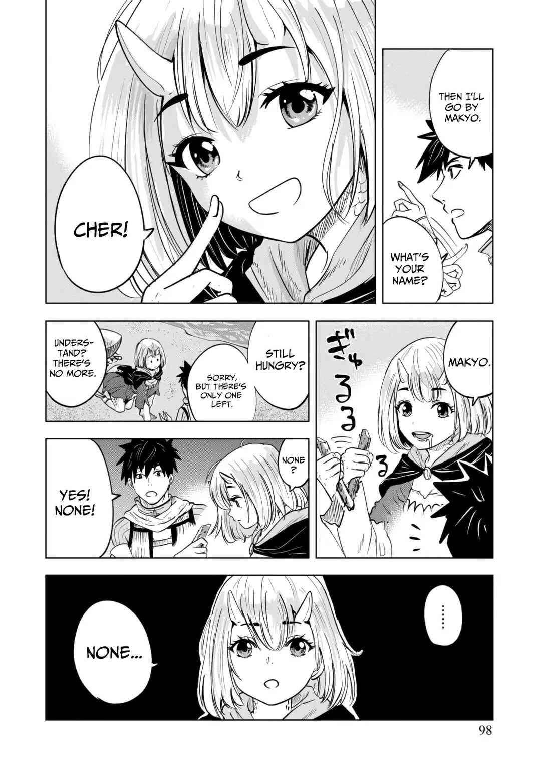 Page 8 Chapter 3.2 Makyou Seikatsu: Gakeppuchi Boukensha ga Hikikomoru ni wa Hirosugiru