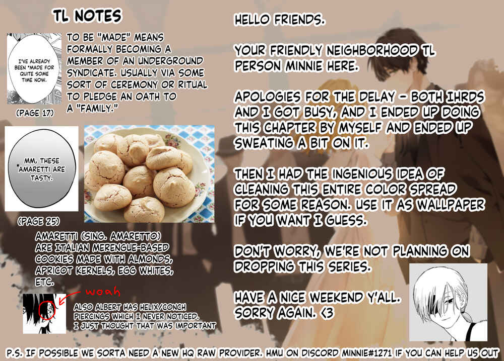 Page 36 Chapter 7 Koyoi, Lorenzi-ke de Kanbi naru Chuusei wo