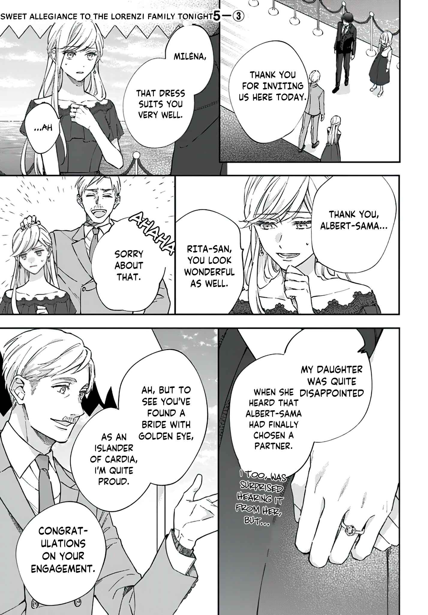 Page 1 Chapter 5.3 Koyoi, Lorenzi-ke de Kanbi naru Chuusei wo