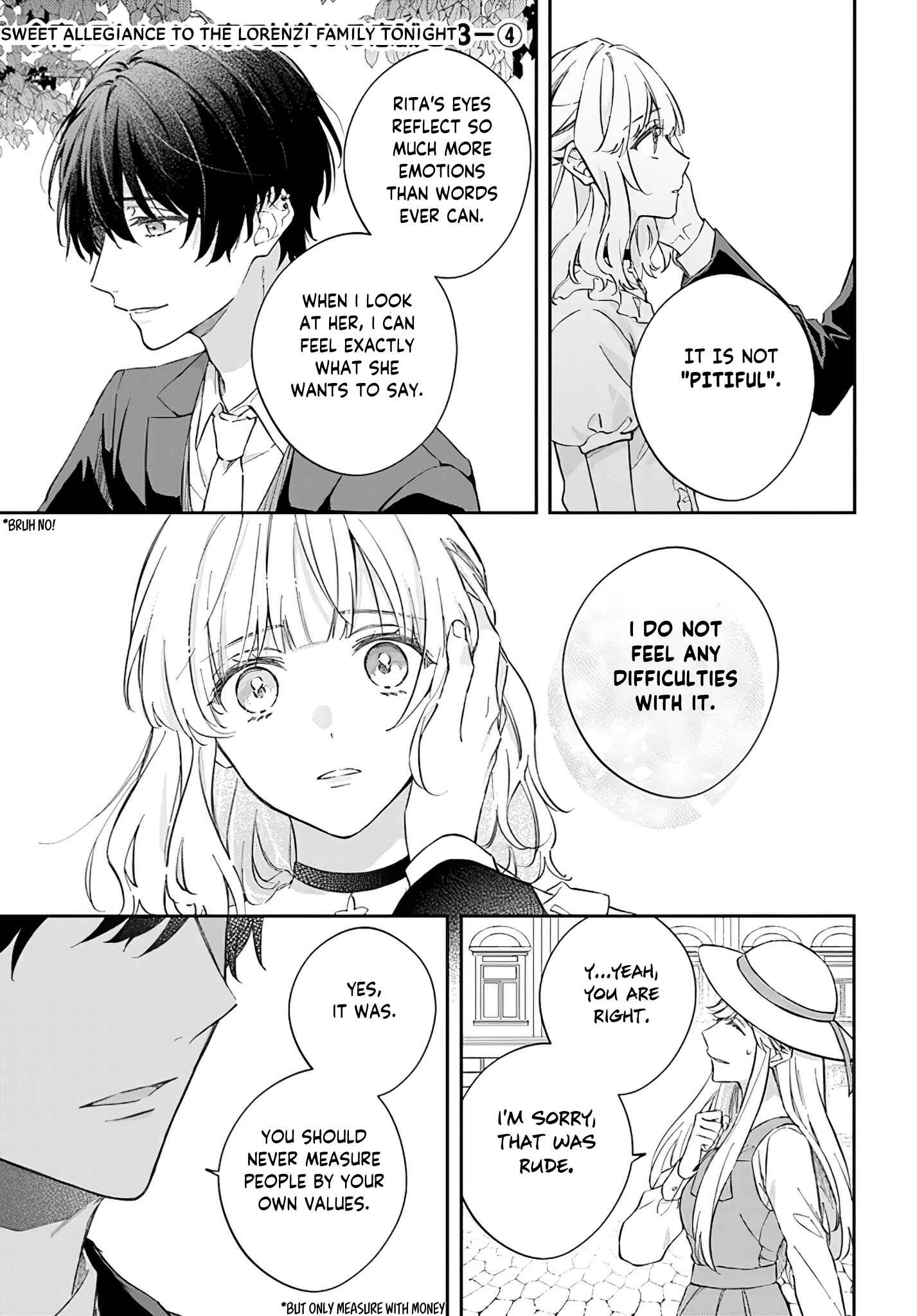 Page 1 Chapter 3.4 Koyoi, Lorenzi-ke de Kanbi naru Chuusei wo